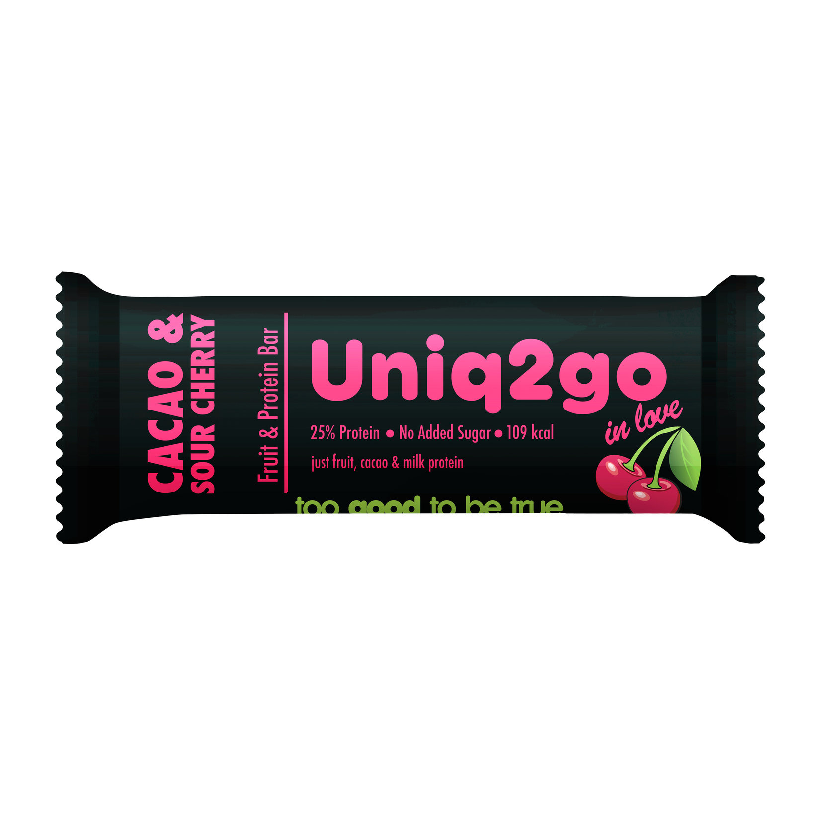 Uniq2go In Love Kakaolu Ve Vişneli Bar 32 G