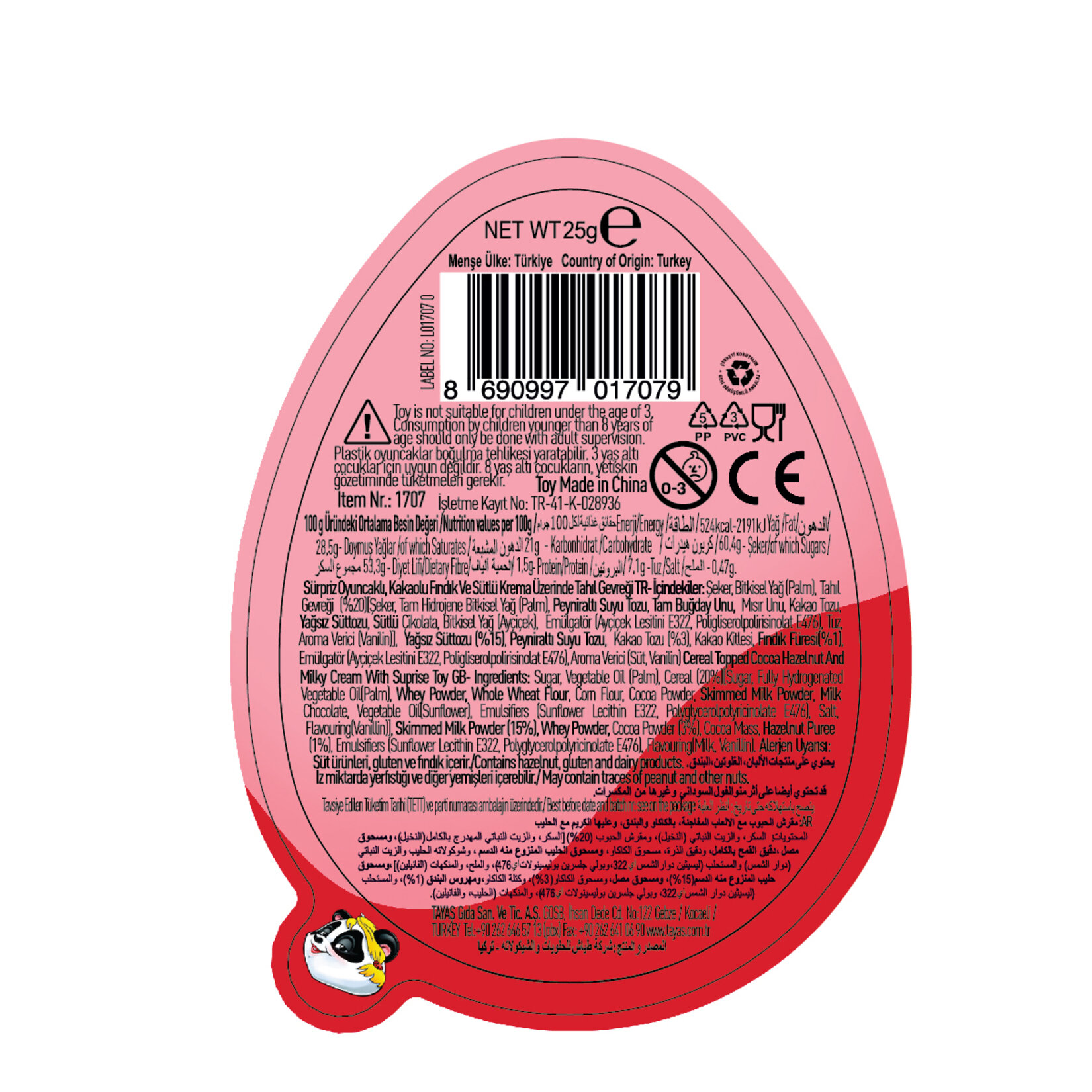 Jimmy Toys Oyuncaklı Yumurta Pembe 25 G - Görsel 2