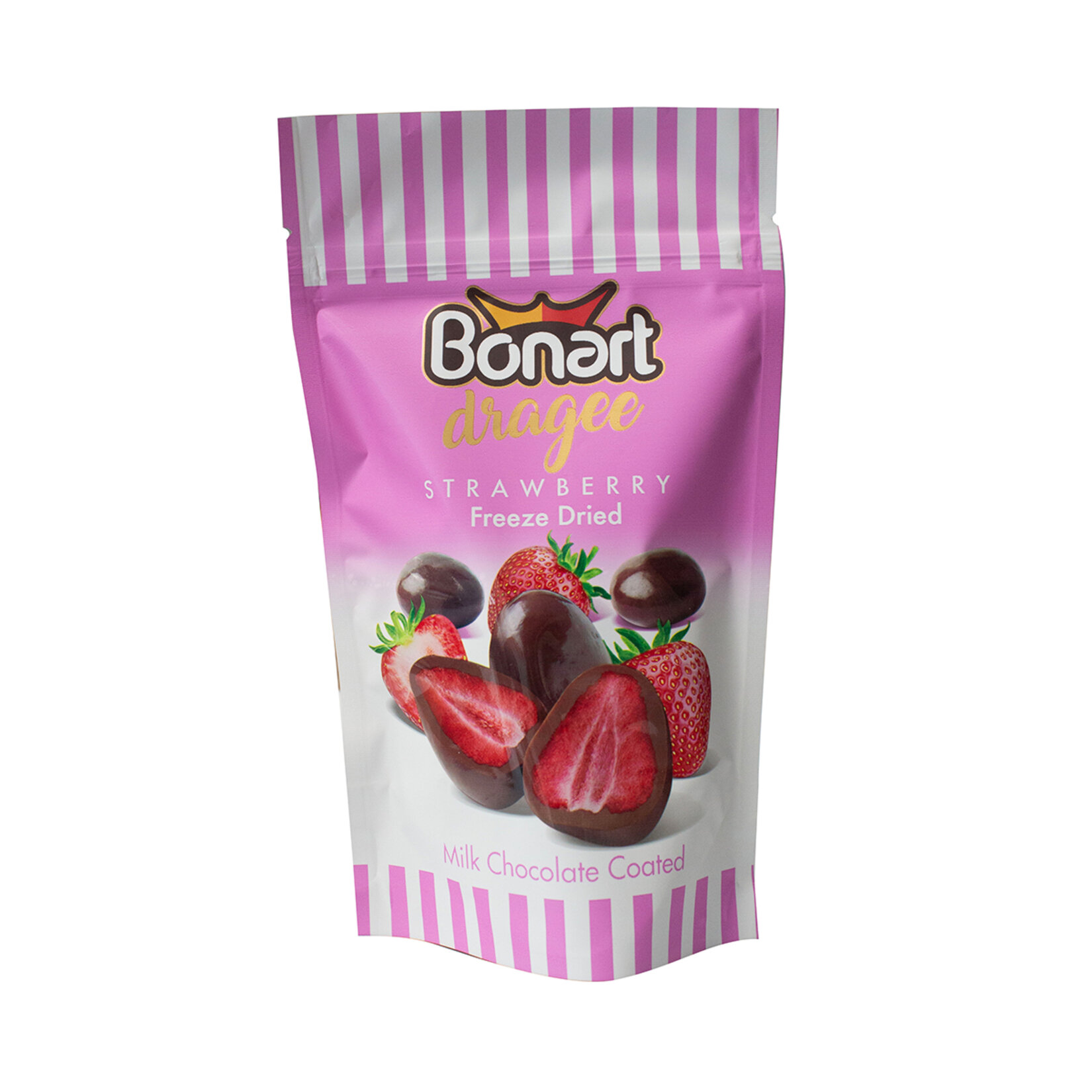 Bonart Dragee Frozen Drıed Strawberry Sütlü Çikola 80g