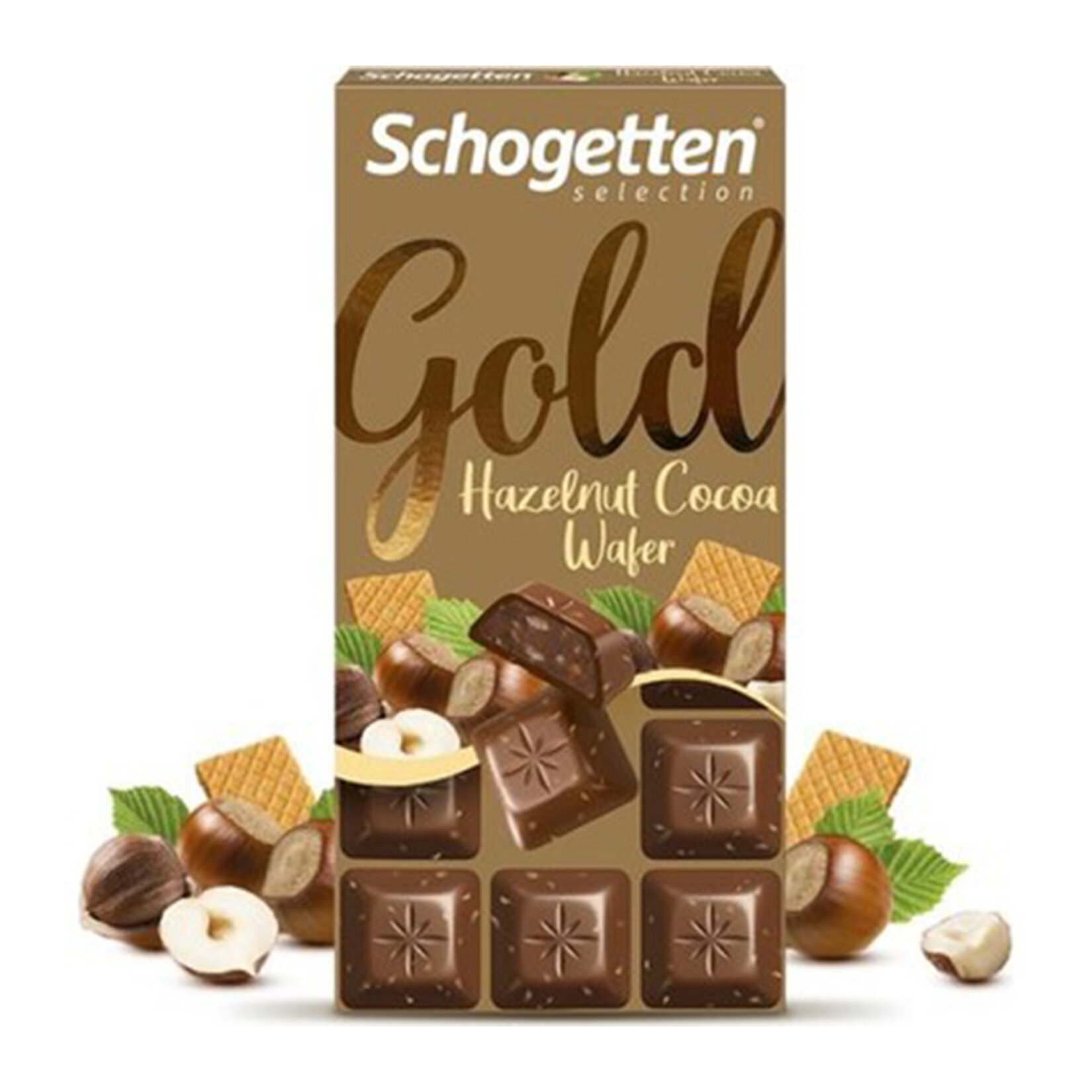 Schogetten Gold Gofretli Fındıklı Sütlü Çikolata 100 G