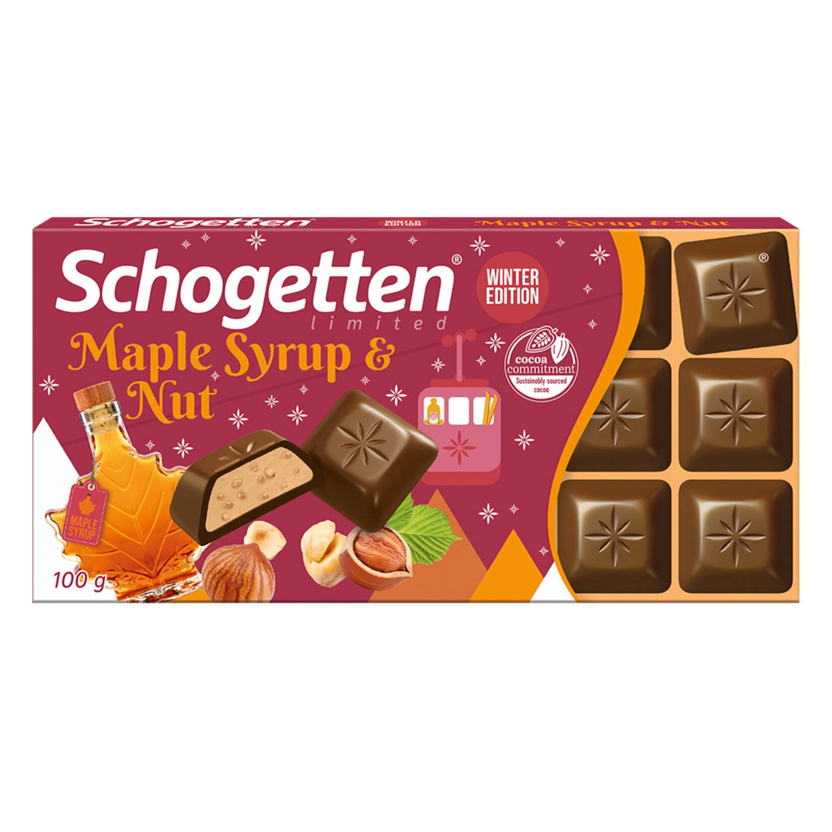 Schogetten Akçaağaç Fındıklı Sütlü Çikolata 100 G - Görsel 2