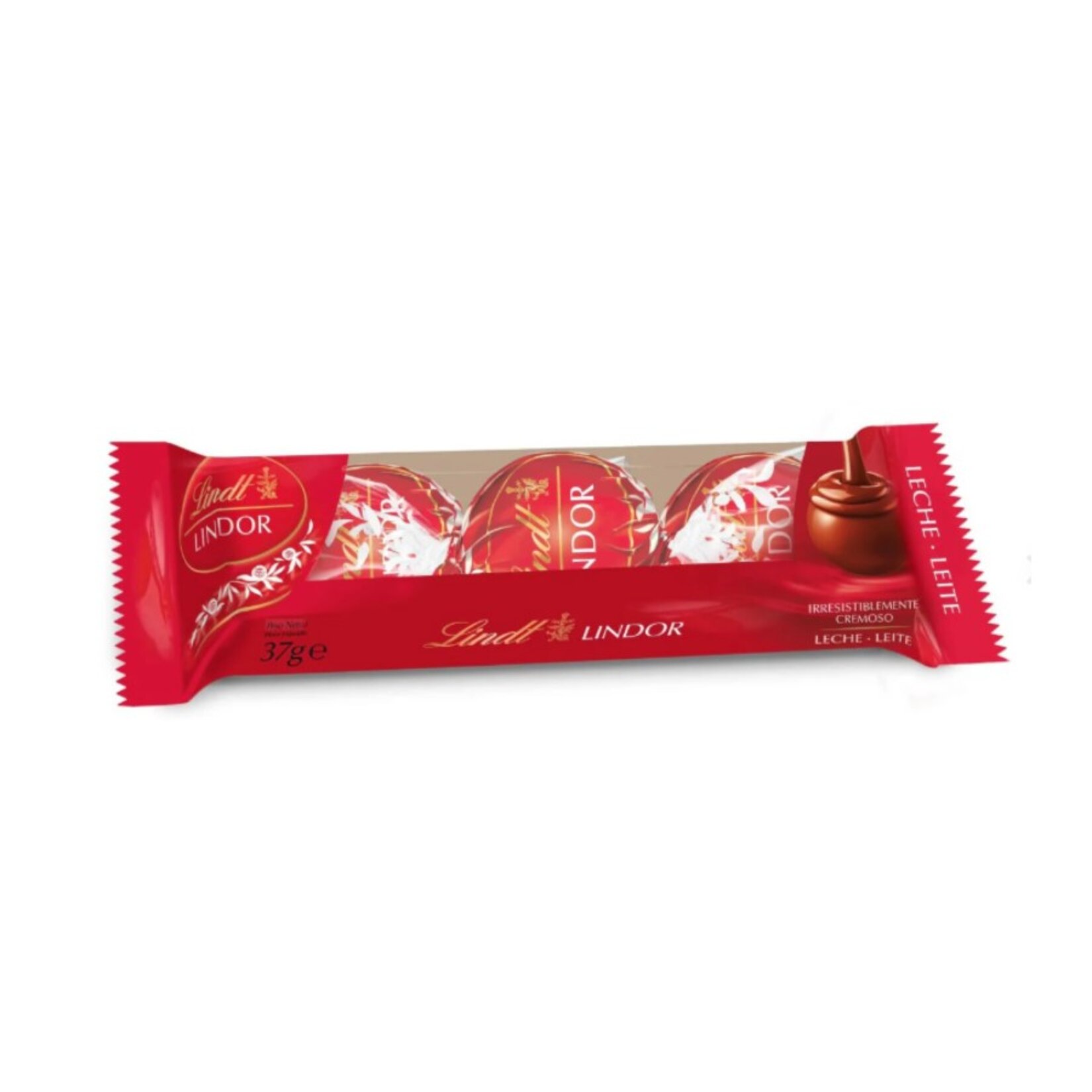 Lindt Lindor Milk Trio Flowpack 37 G