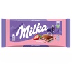 Milka Çilekli Yoğurtlu Çikolata 100 G - Görsel 1