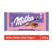 Milka Çilekli Yoğurtlu Çikolata 100 G - Görsel 2