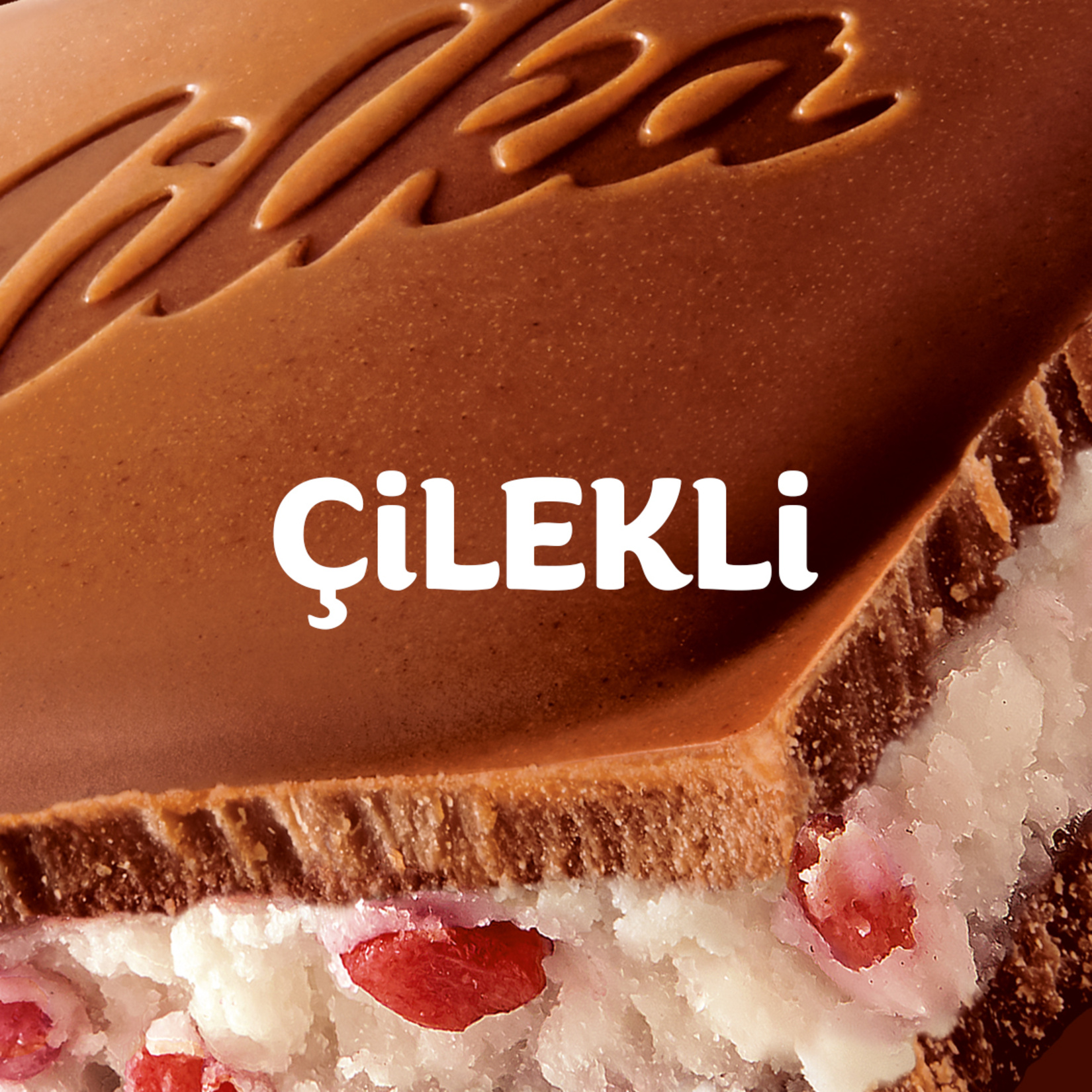 Milka Çilekli Yoğurtlu Çikolata 100 G - Görsel 5