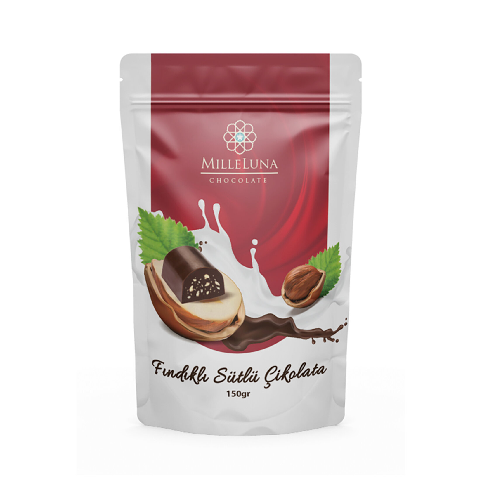 Milleluna Fındıklı Sütlü Baton Çikolata 150 G