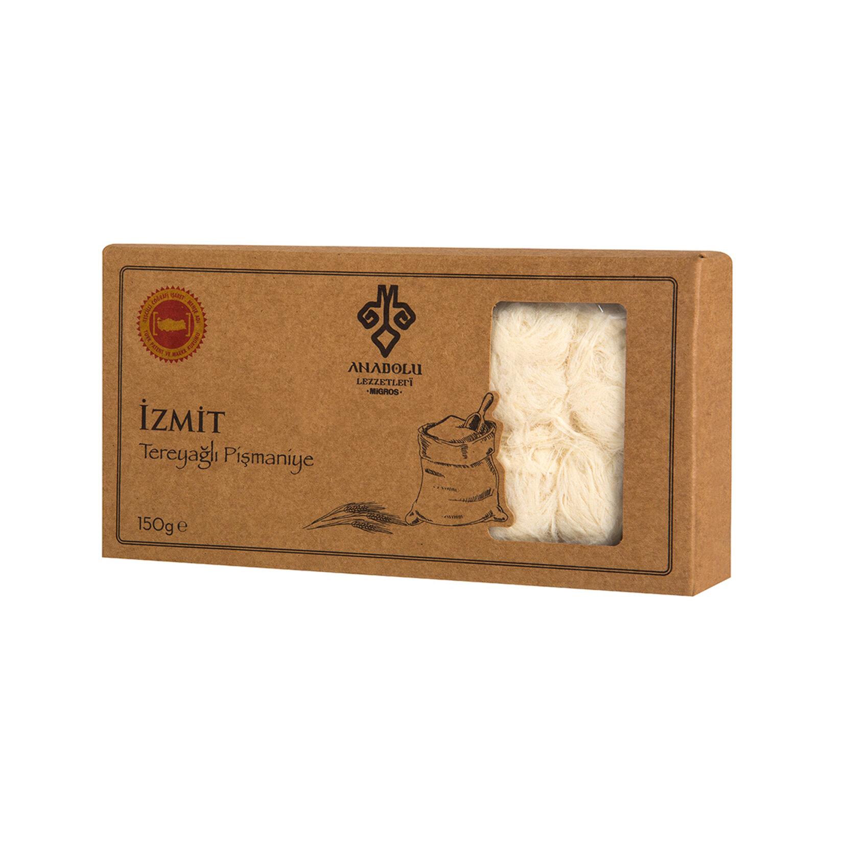 Anadolu Lezzetleri İzmit Tereyağlı Pişmaniye 150 G - Görsel 1
