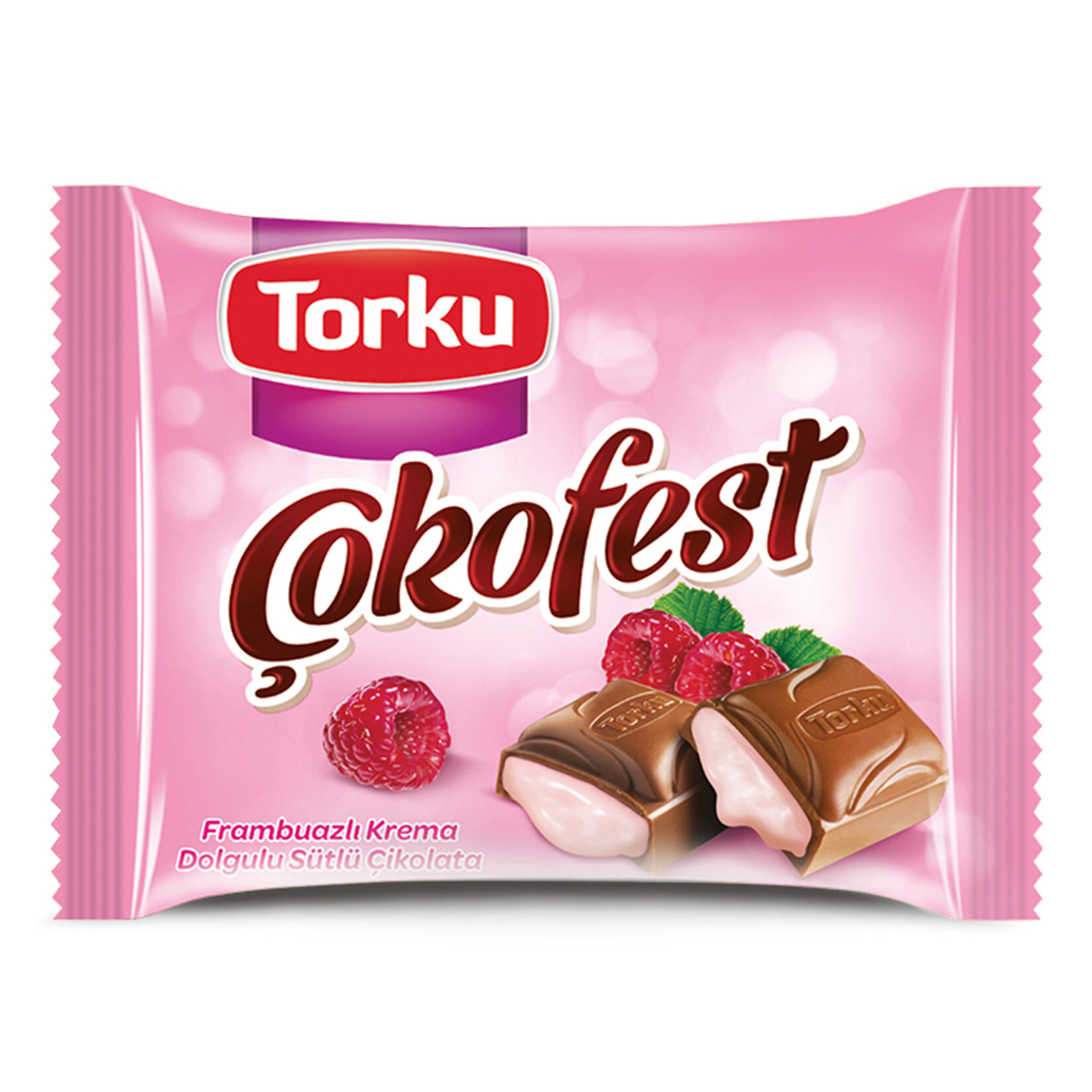Torku Çokofest Frambuaz Dolgulu Çikolata 60 G