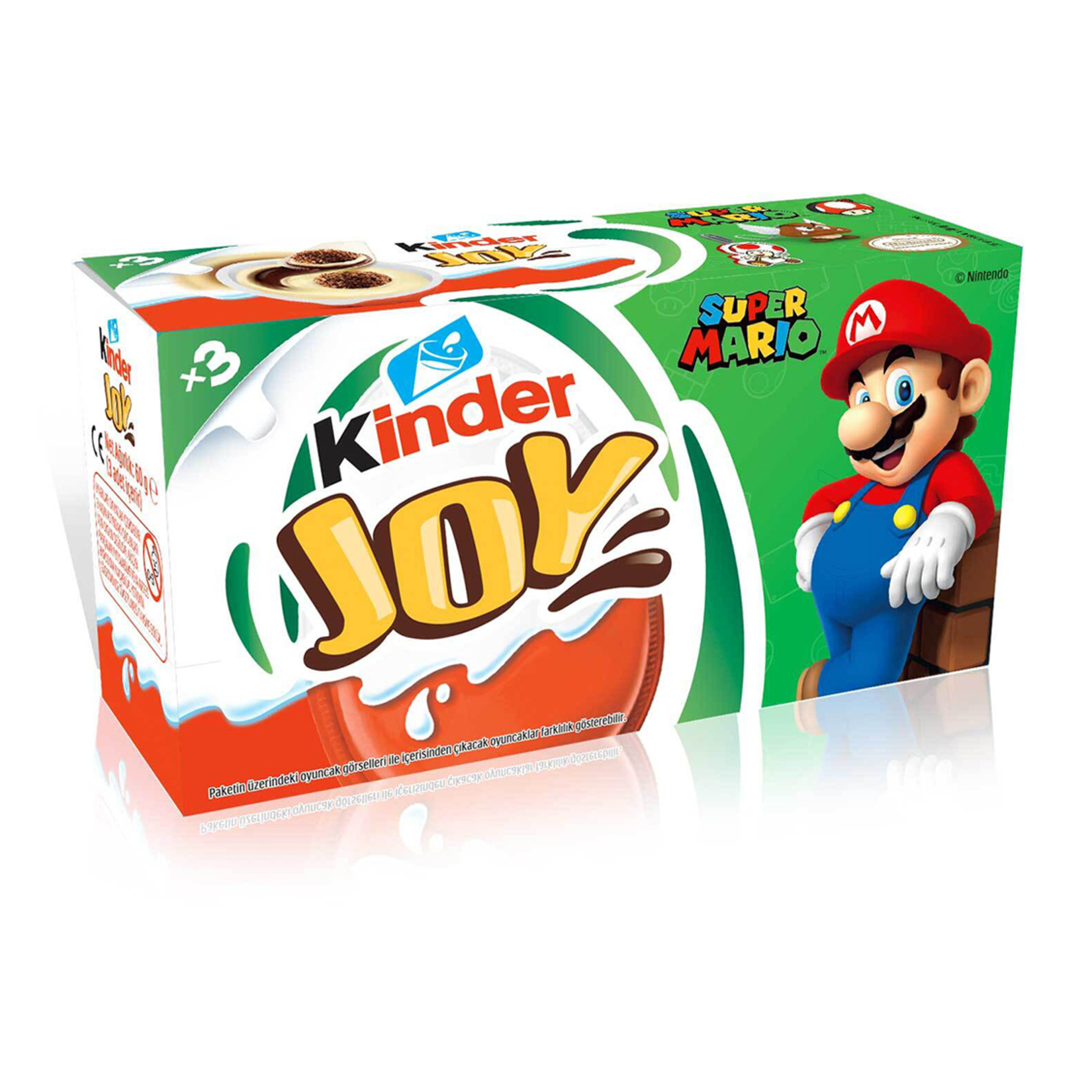 Kinder Joy Super Mario 3'lü Paket 3 x 20 G - Görsel 1