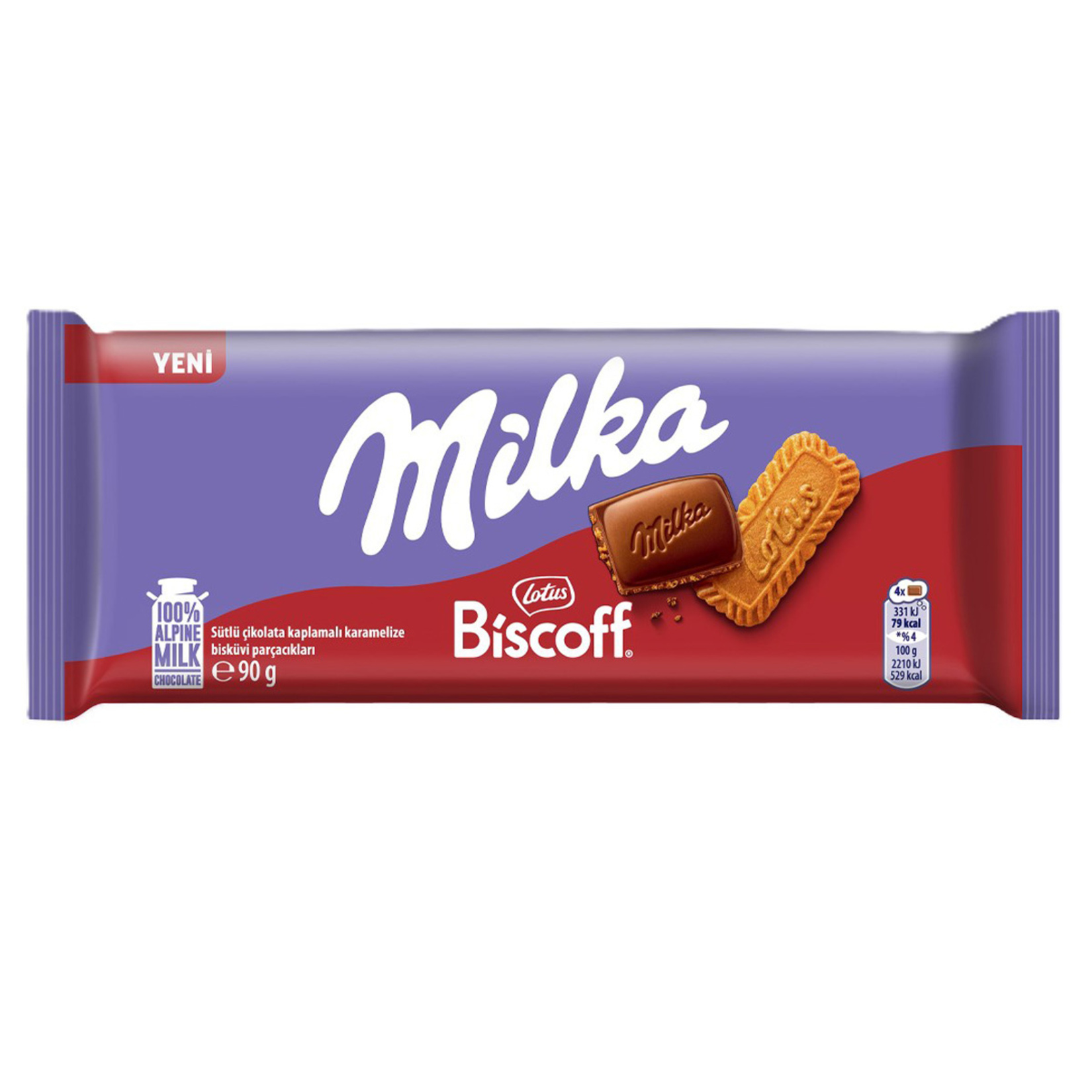 Milka Biscoff 90 G - Görsel 1