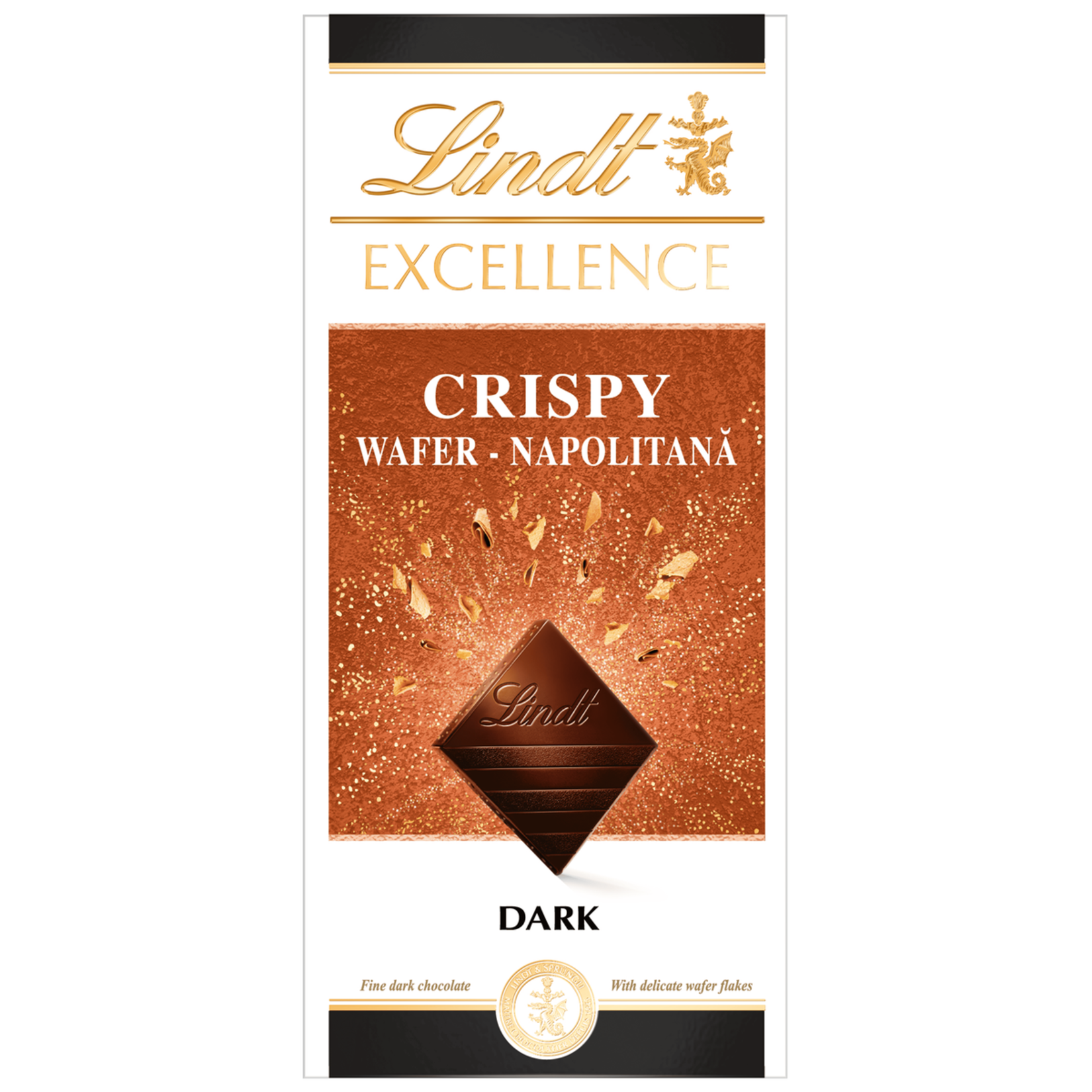 Lindt Excellence Crispy Wafer Dark Çikolata 100 G