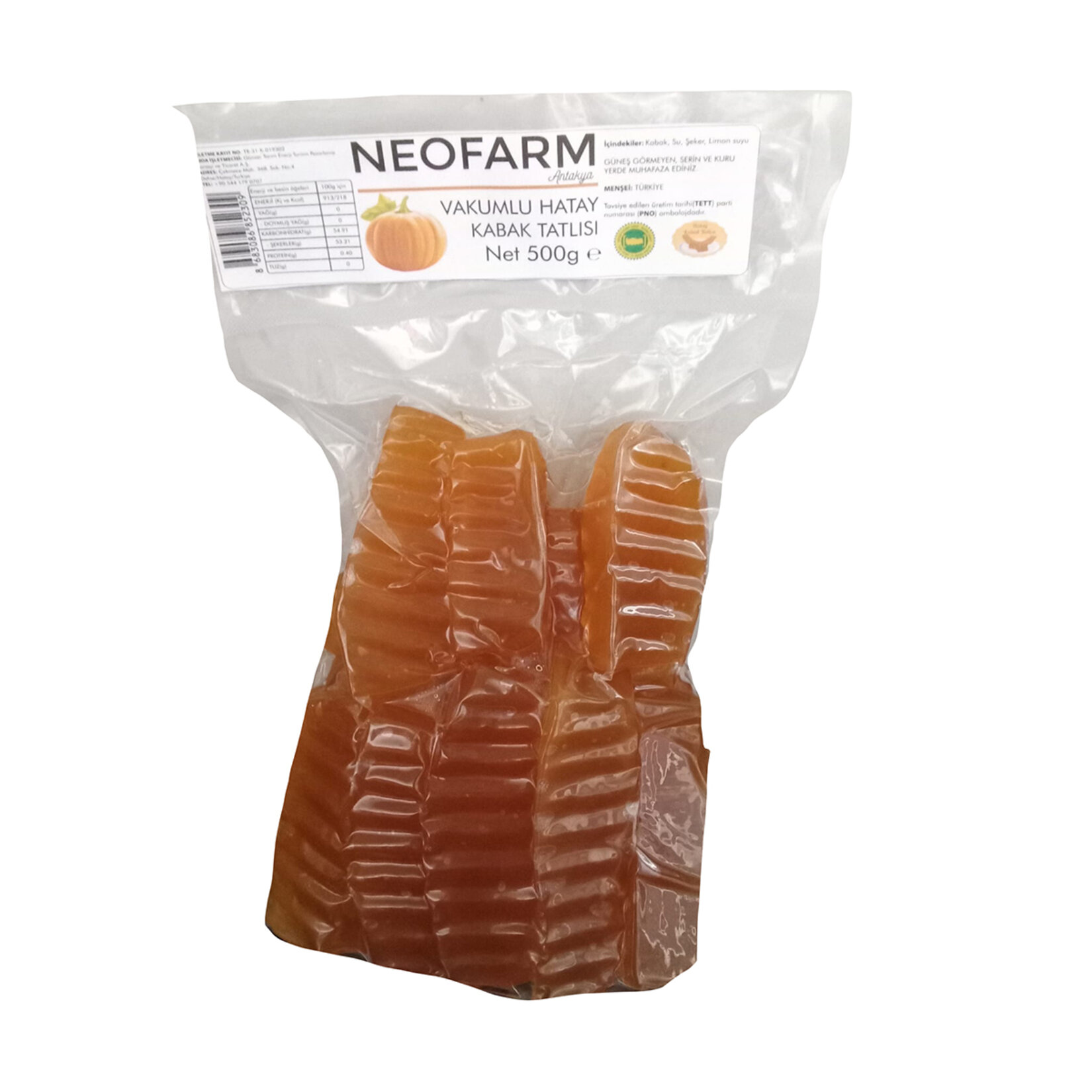 Neofarm Hatay Kabak Tatlısı Vakumlu 500 G