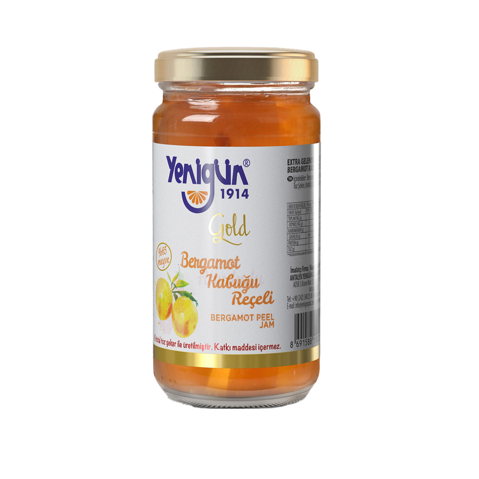 Yenigün Gold Bergamot Kabuğu Reçeli 290 G