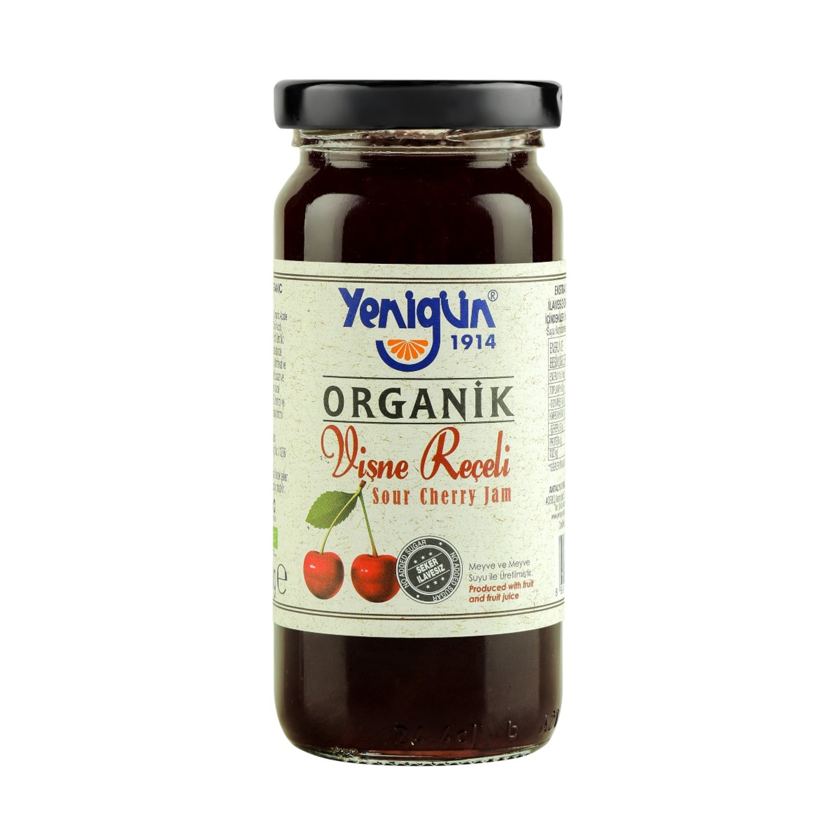Yenigün Organik Vişne Reçeli 290 G