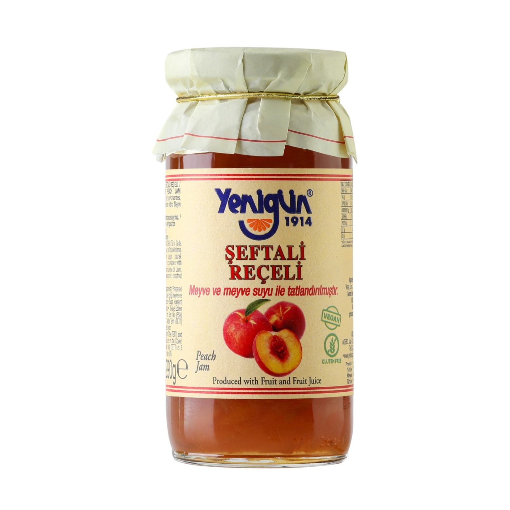 Yenigün Şeker İlavesiz Şeftali Reçeli 290 G