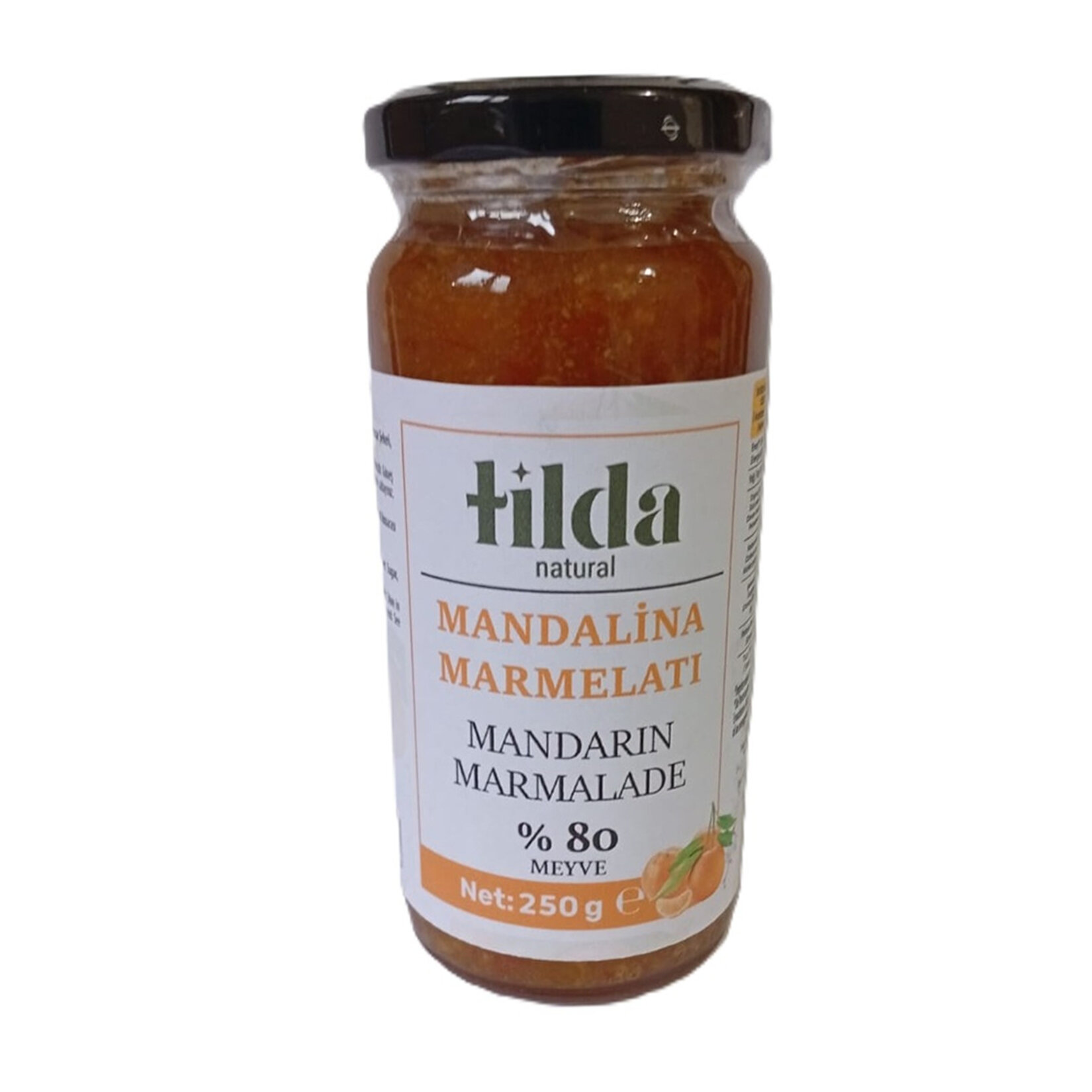 Tilda %80 Meyve Mandalina Marmelatı 250 G