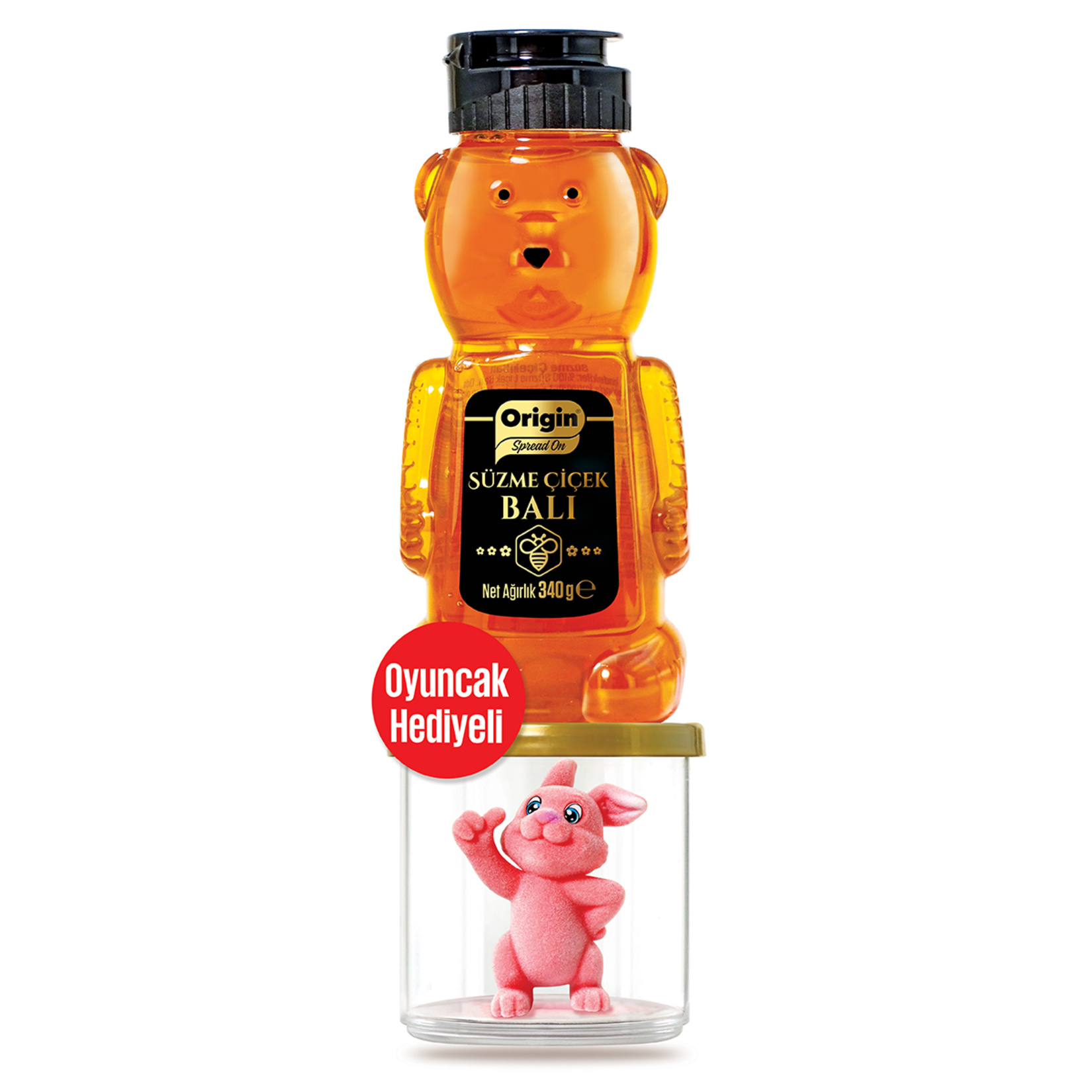 Origin Ayıcık Süzme Çiçek Balı 340 G - Görsel 2