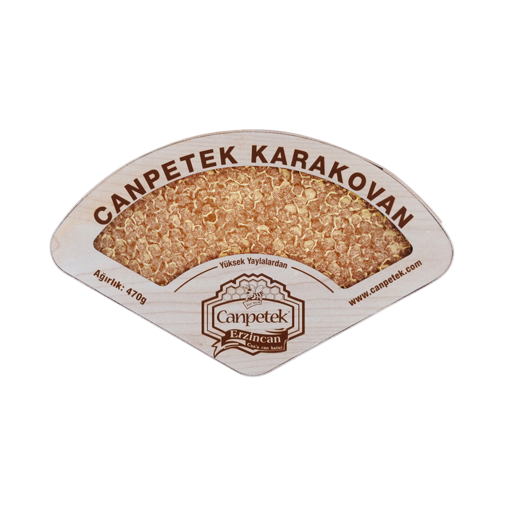 Canpetek Karakovan Petekli Akasya Çiçek Balı 470 G - Görsel 1