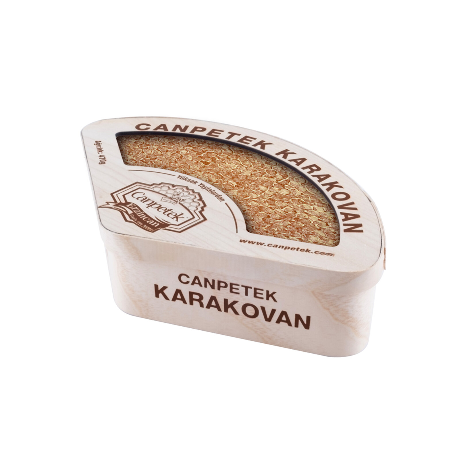 Canpetek Karakovan Petekli Akasya Çiçek Balı 470 G - Görsel 2