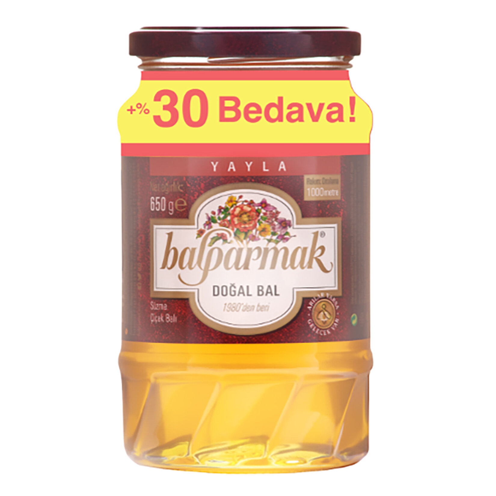 Balparmak Yayla Çiçek Balı %30 Promosyon 650 G