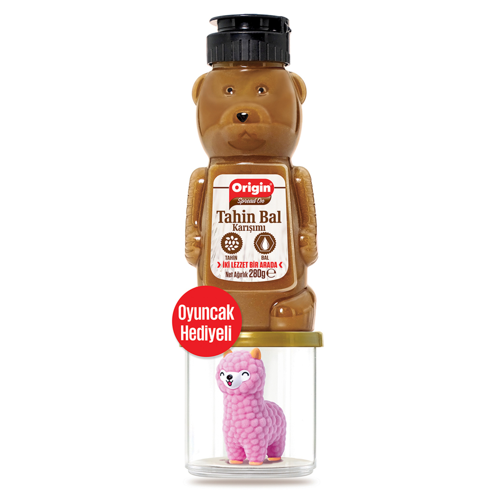 Origin Ayıcık Tahin Bal Karışımı Oyuncak Hediyeli 280 G - Görsel 2