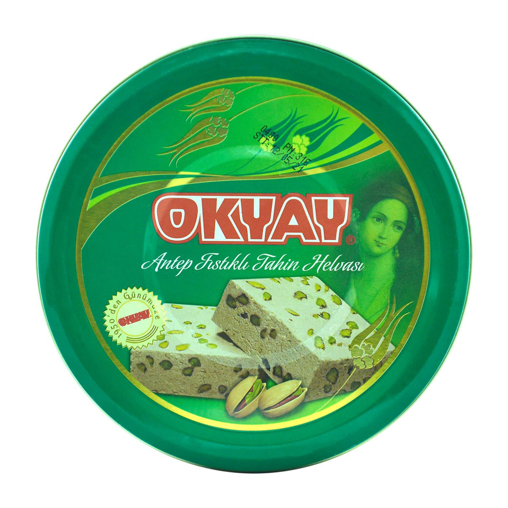 Okyay Antep Fıstıklı Tahin Helvası 840 G - Görsel 1