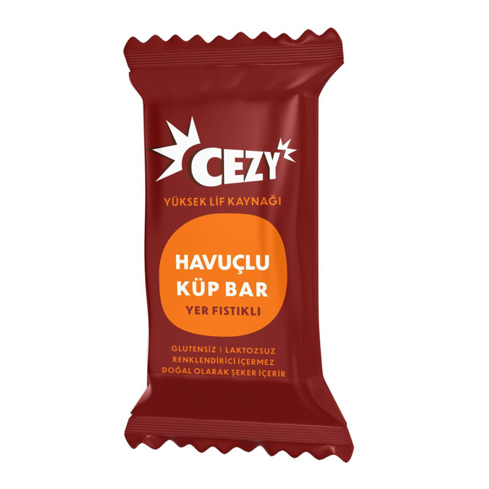 Cezy Havuçlu Yer Fıstıklı Küp Bar 30 G