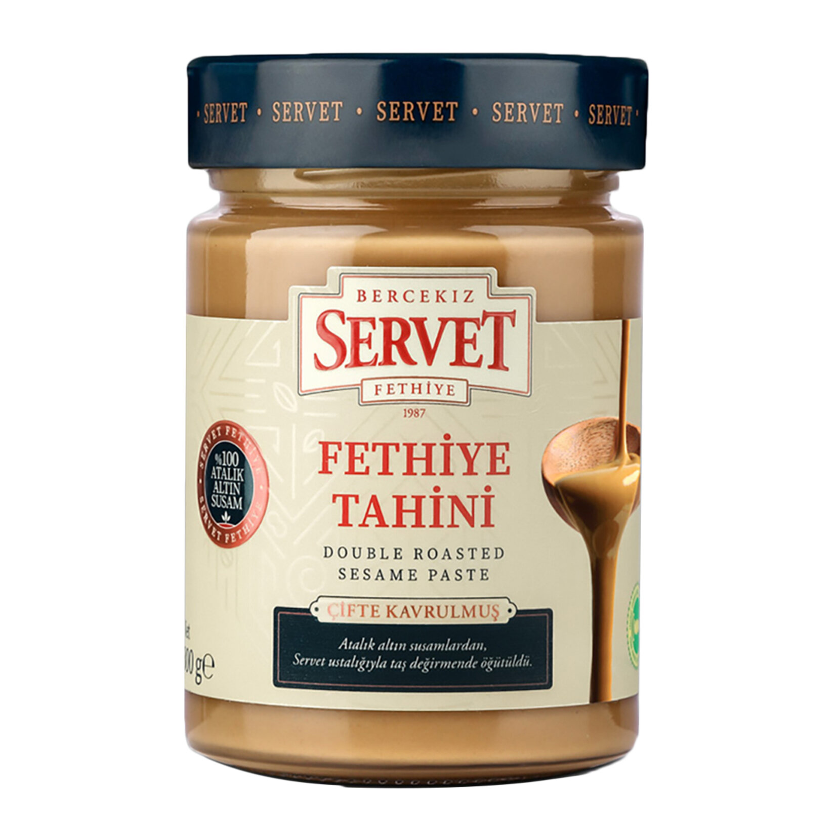 Servet Şekerleme Çifte Kavrulmuş Fethiye Tahini 300 G