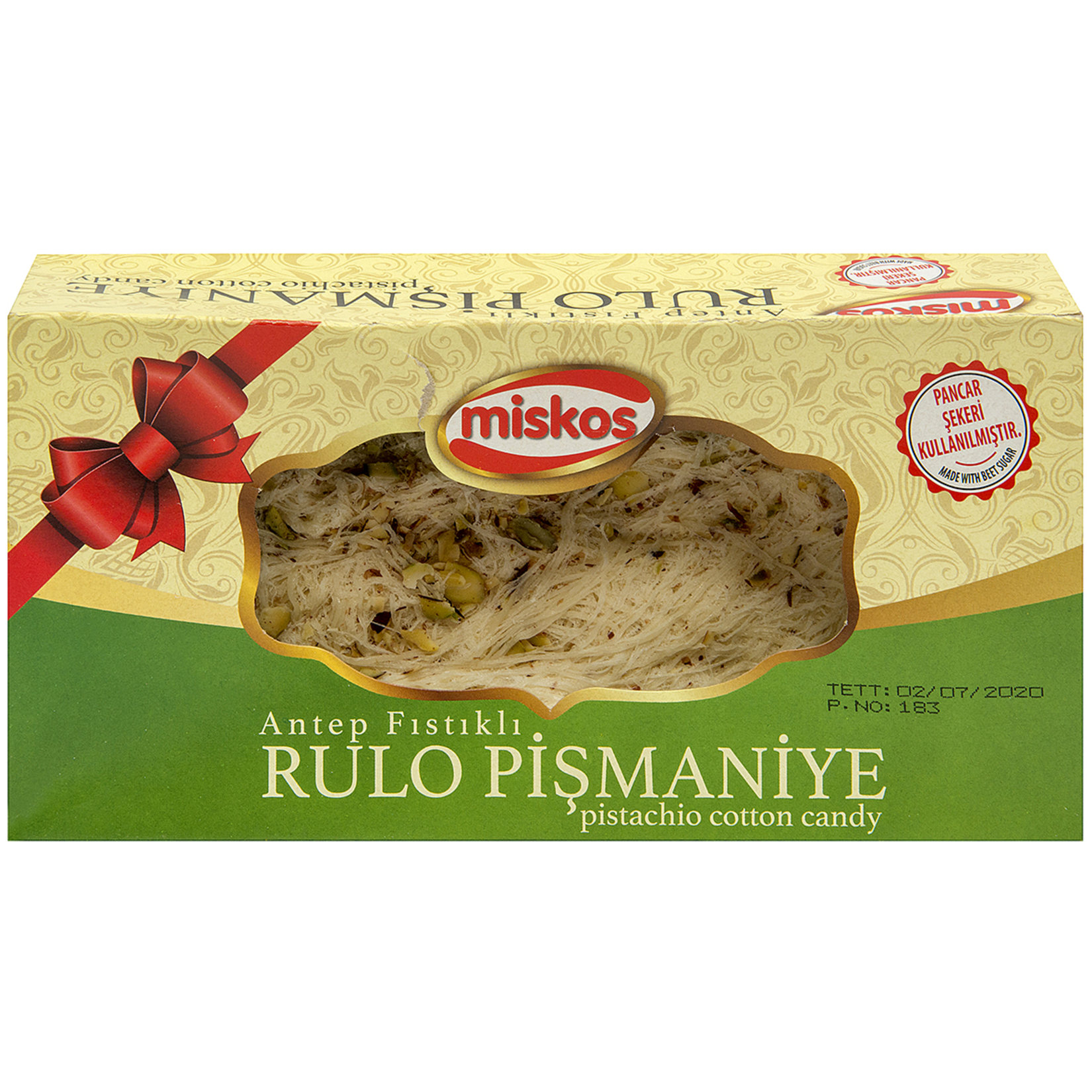 Miskos Antep Fıstıklı Rulo Pişmaniye 220 G