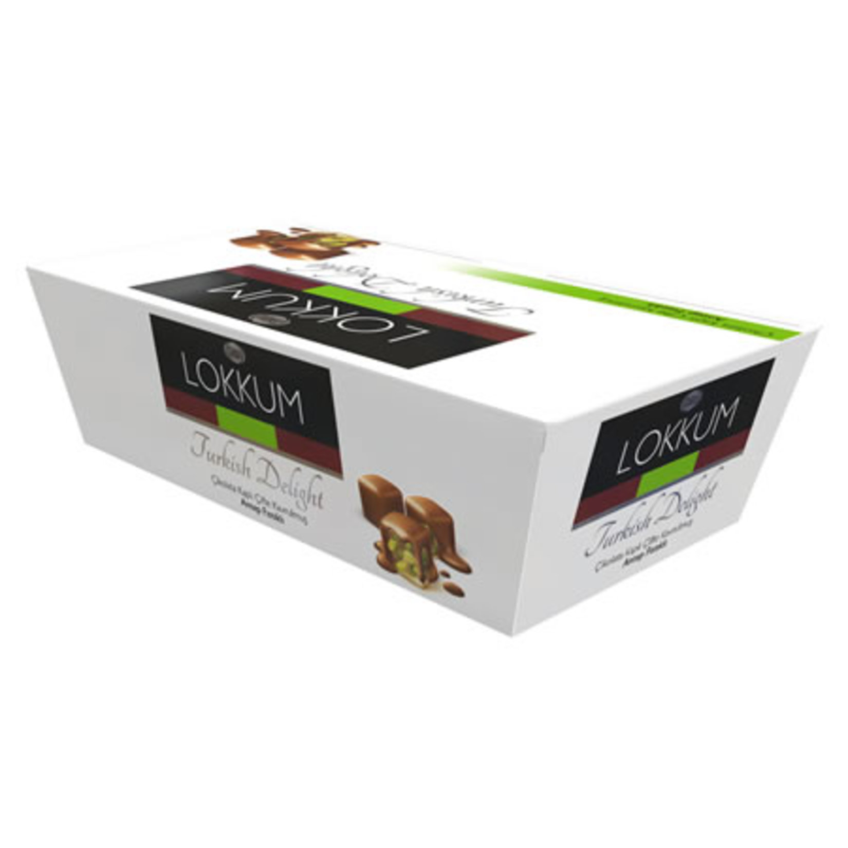 Şölen Lokkum Çikolata Kaplı Çifte Kavrulmuş Antep Fıstıklı Lokum 350 Gr