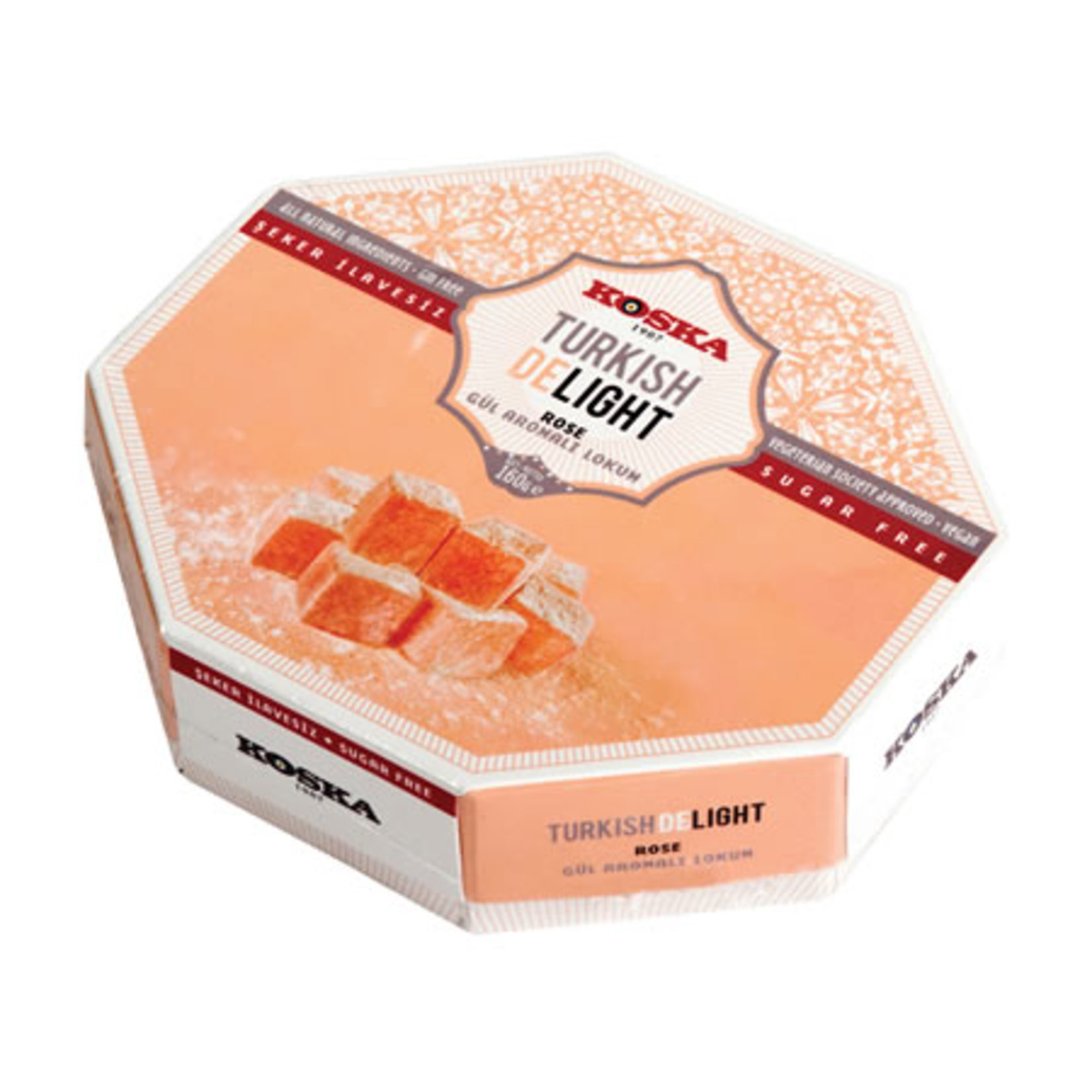 Koska Şeker İlavesiz Gül Aromalı Lokum 160 G