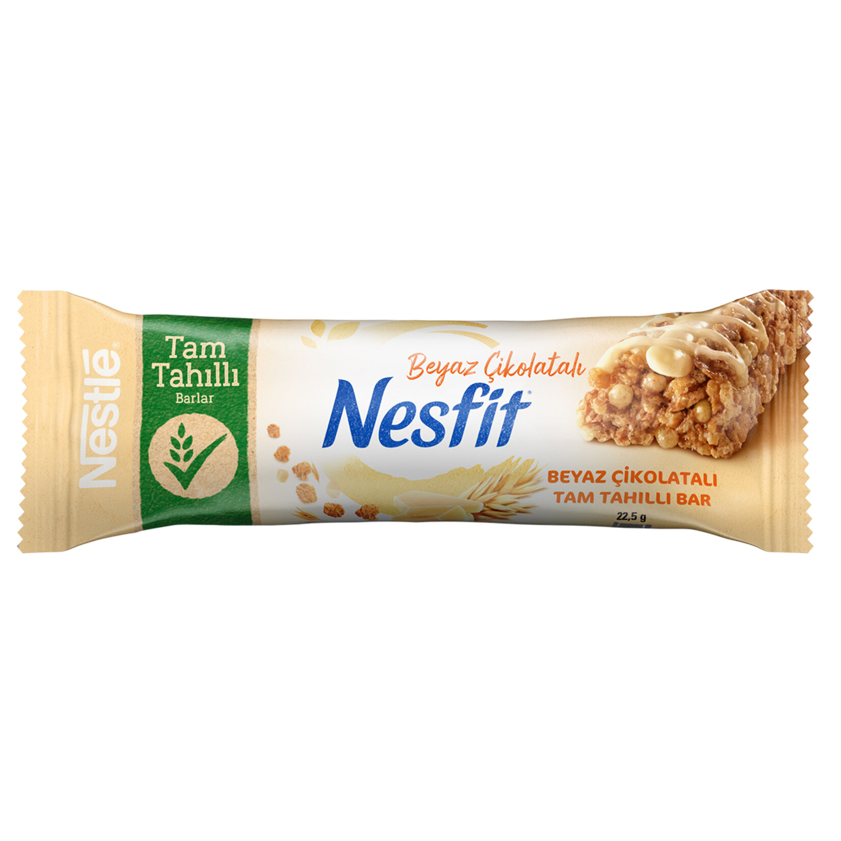 Nestle Nesfit Beyaz Çikolatalı Tam Tahıllı Bar 22.5 G - Görsel 1