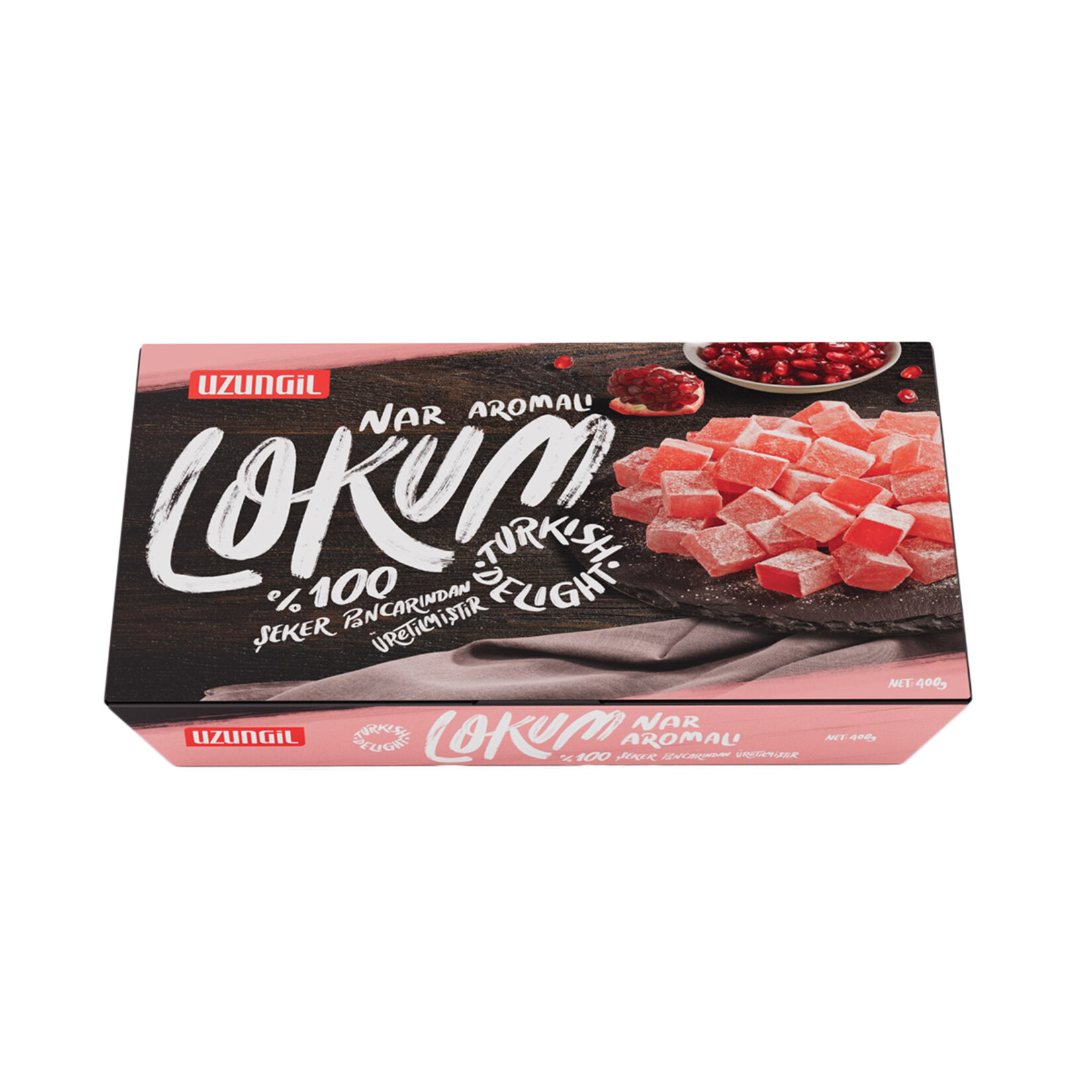 Uzungil Nar Aromalı Lokum 400 G