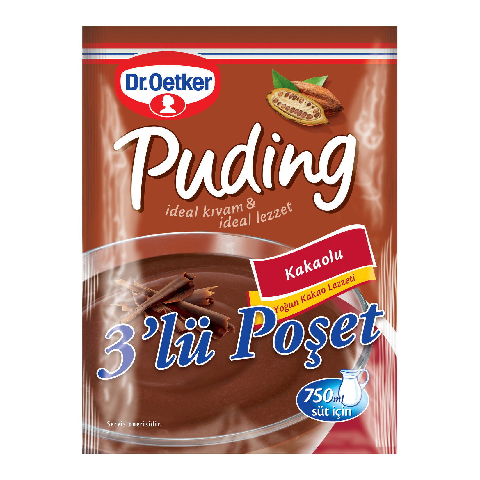 Dr.Oetker 3'Lü Kakaolu Puding 441 G