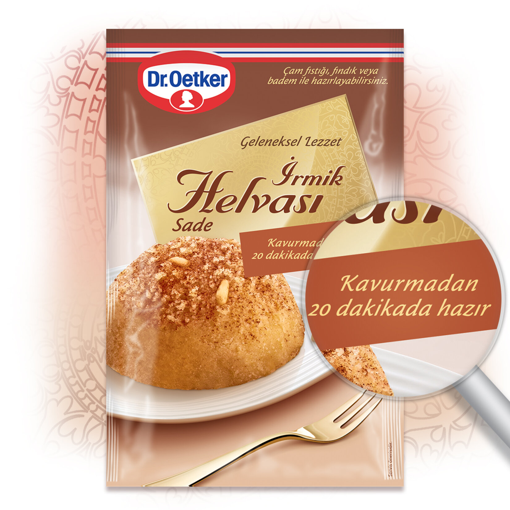 Dr.Oetker Sade İrmik Helvası Toz Karışımı 400 G - Görsel 2