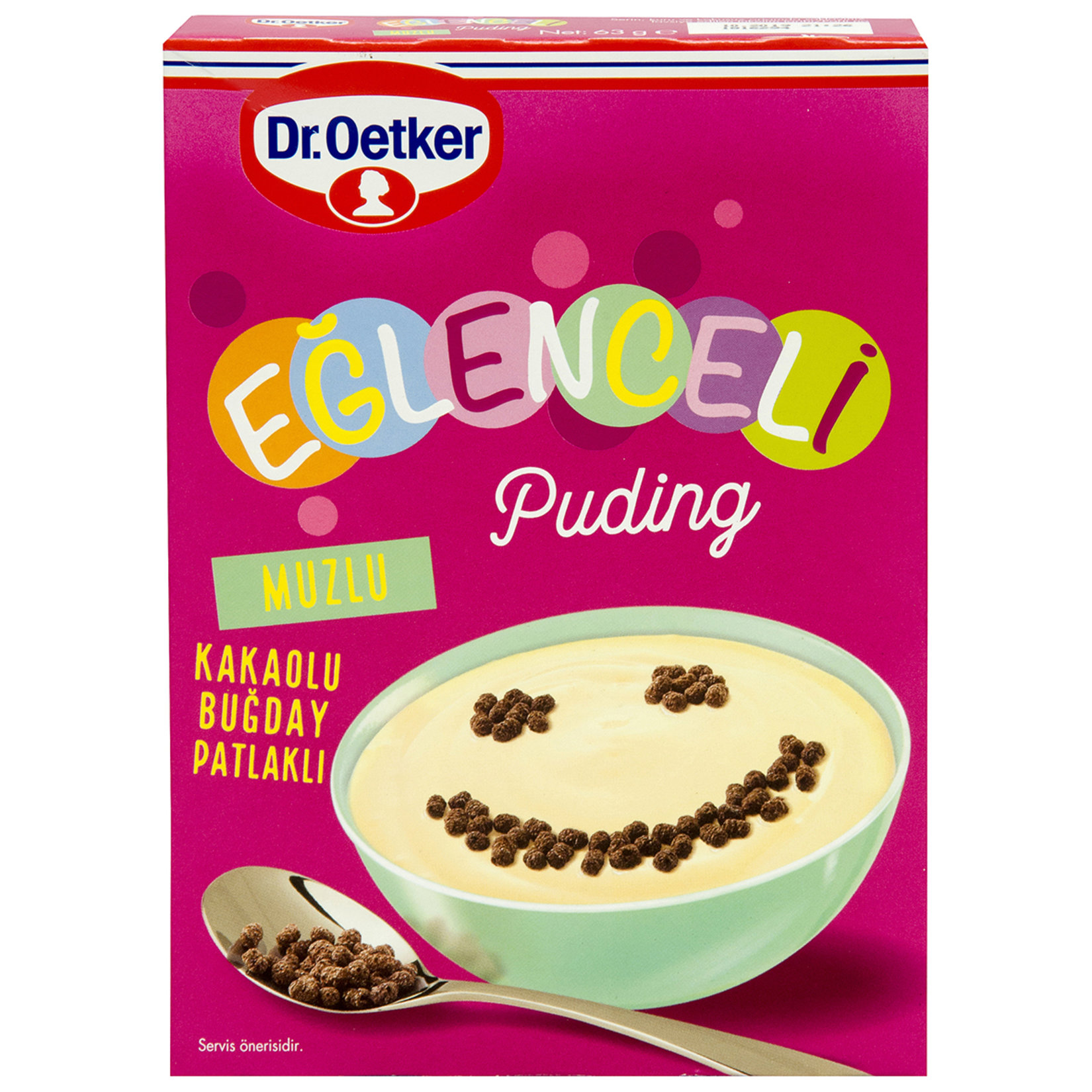Dr.Oetker Eğlenceli Muzlu Puding 63 G