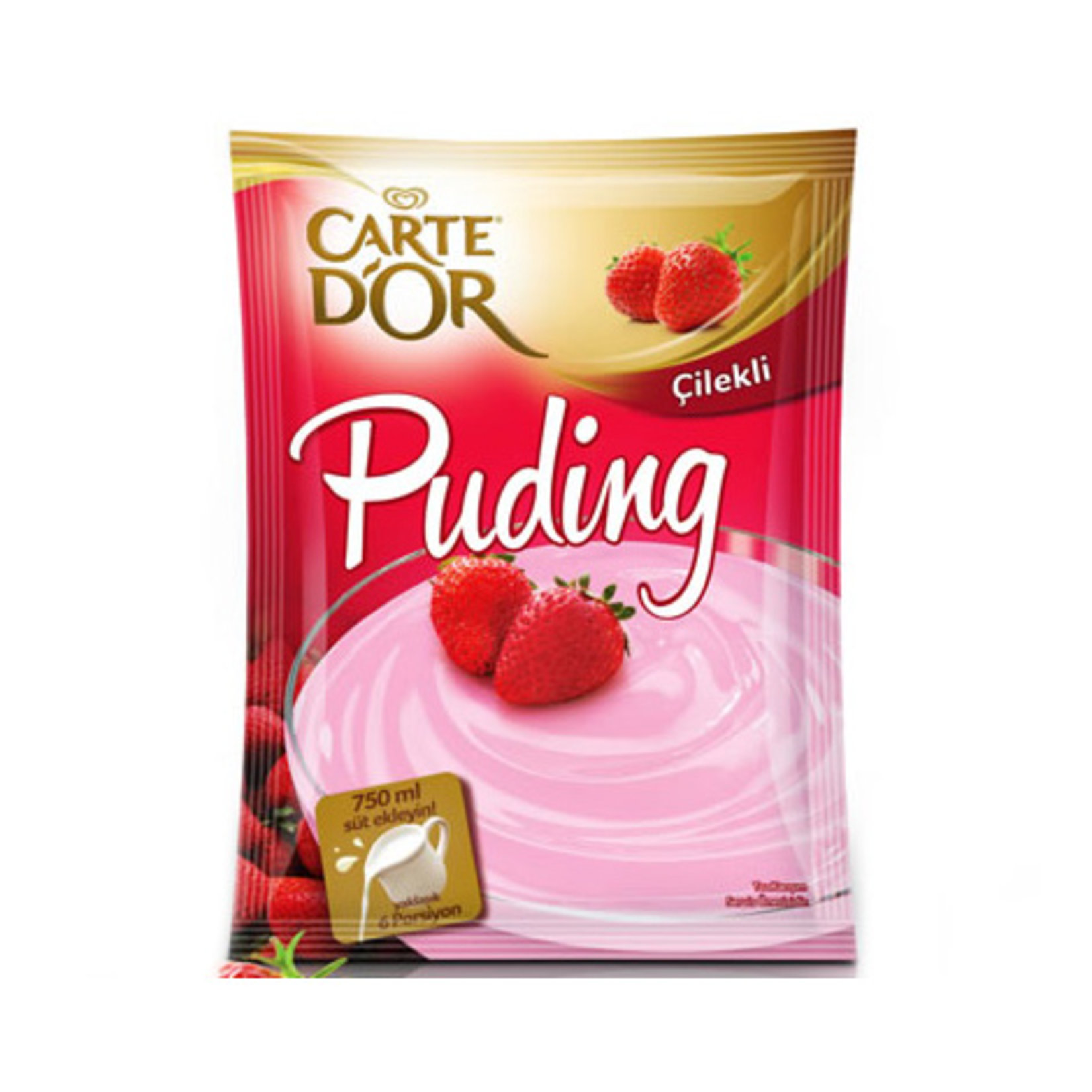 Carte D'or Puding Çilekli 123 G