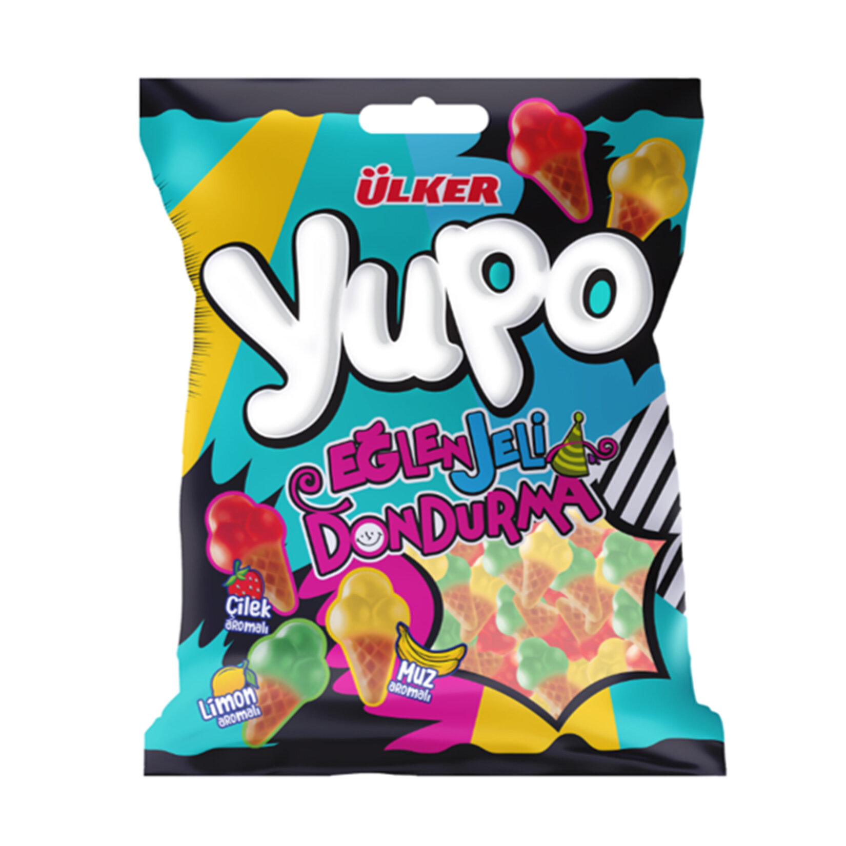 Ülker Yupo Eğlenceli Donduma Şekilli Yumuşak Şeker 80 G