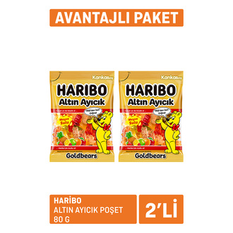 Haribo Altın Ayıcık Poşet 2 x 80 G