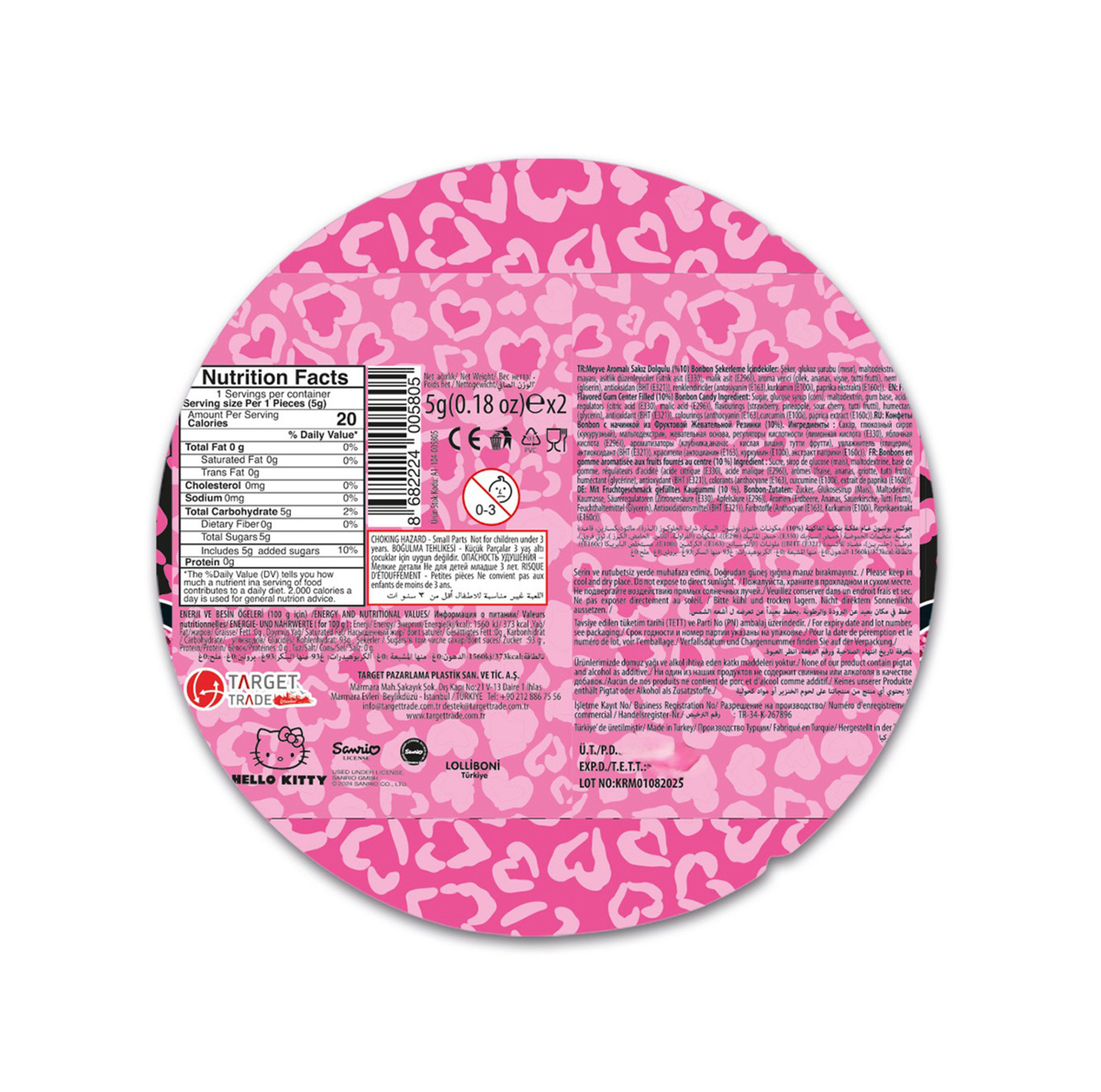 Hello Kitty Çift Sleeve Top Kumbara 2 x 5 G - Görsel 2