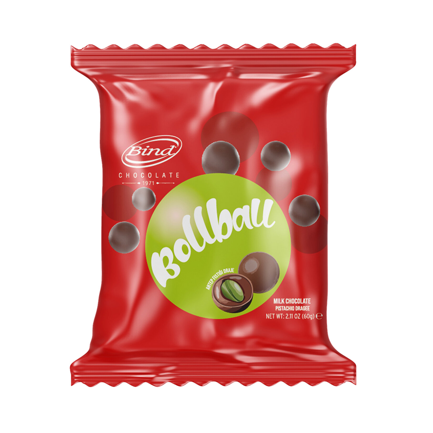 Bind Sütlü Çikolata Kaplı Fıstık Draje 60 G