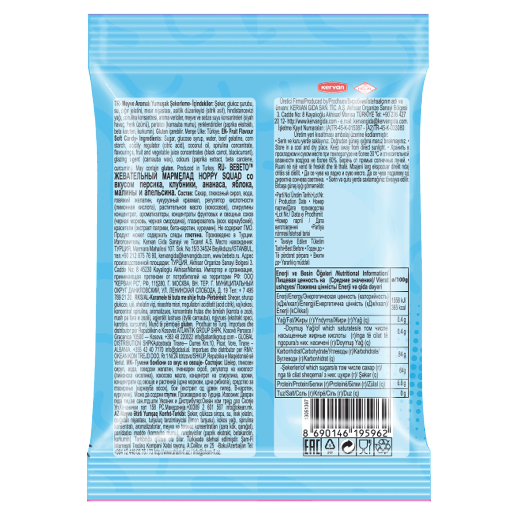 Bebeto Happy Squad Yumuşak Şekerleme 80 G - Görsel 2