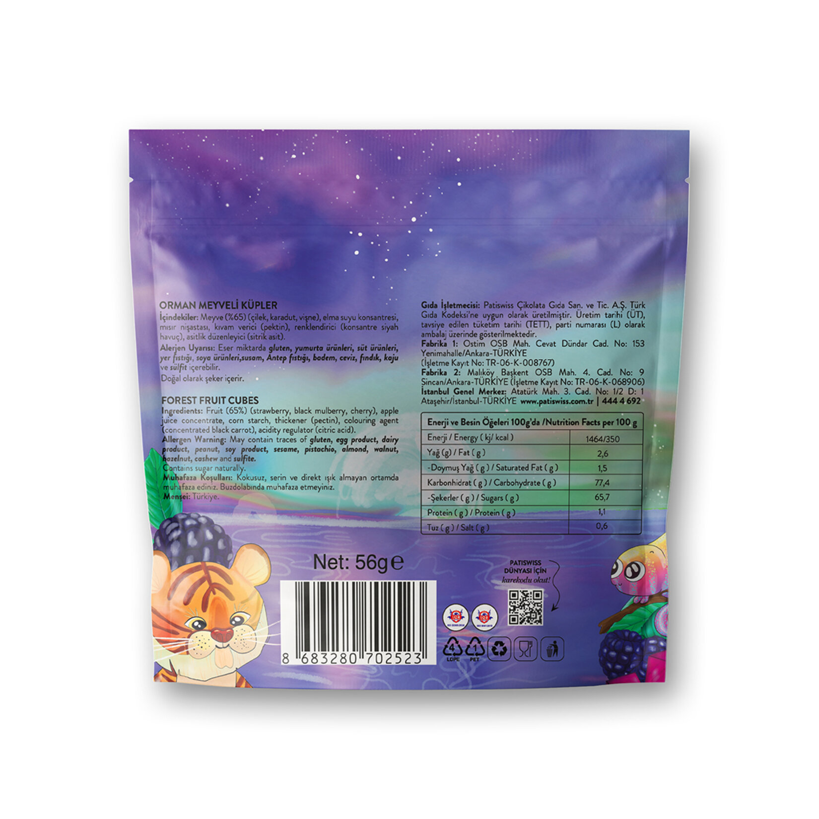 Patiswiss Orman Meyveli Küpler 56 G - Görsel 2