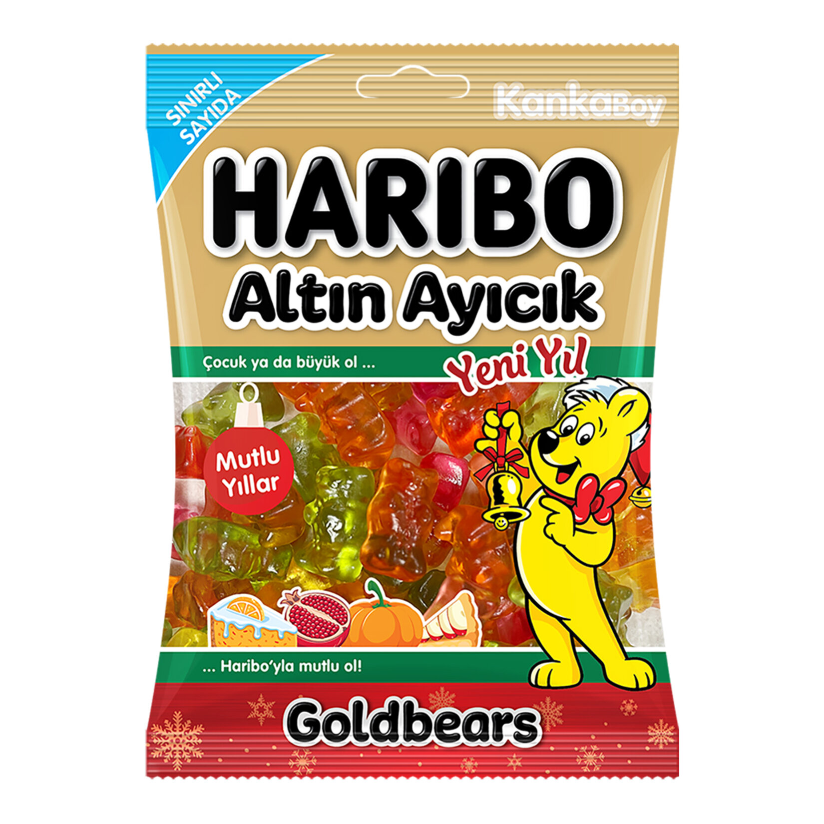 Haribo Yılbaşı Chamallow P&W 70 G / Haribo Yılbaşı Altın Ayıcık 80 G - Görsel 2