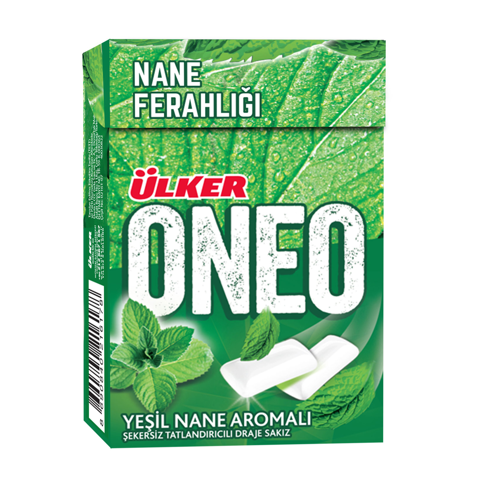 Ülker Oneo Yeşil Nane Draje Sakız 21 G