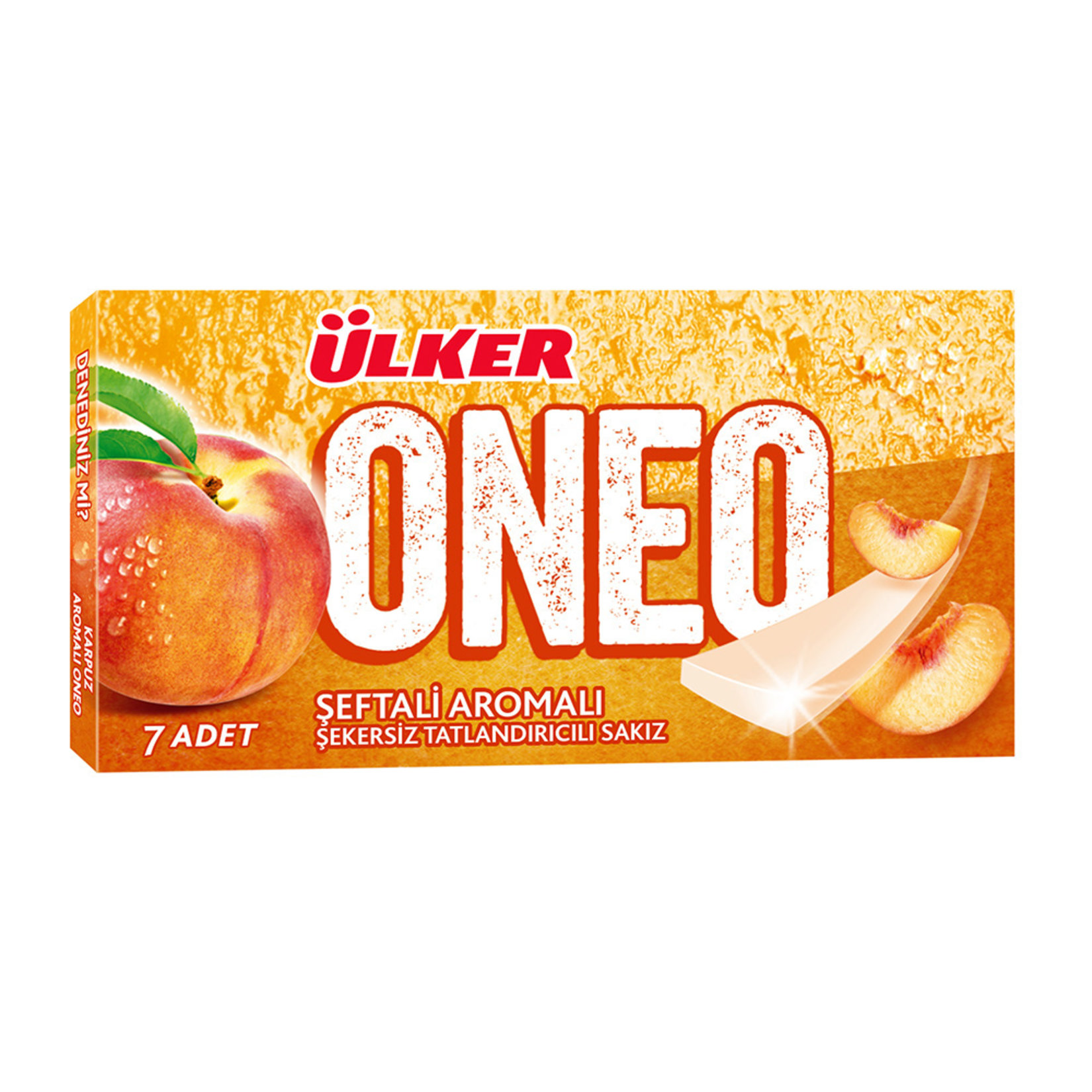 Ülker Oneo Slims Şeftali Aromalı Sakız 14 G