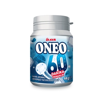 Ülker Oneo Draje Nane Aromalı Sakız Şişe 60 Dakika 44 g