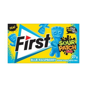 First Sour Patch Mavi Ahududu Şekersiz Sakız 27 G