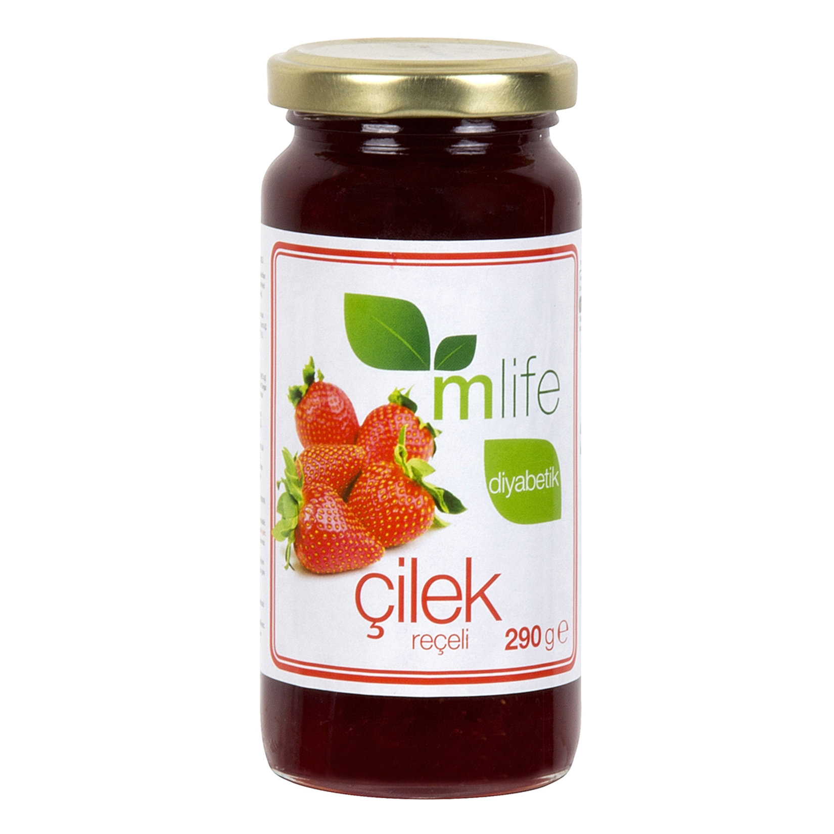 M Life Diyabetik Çilek Reçeli 290 G