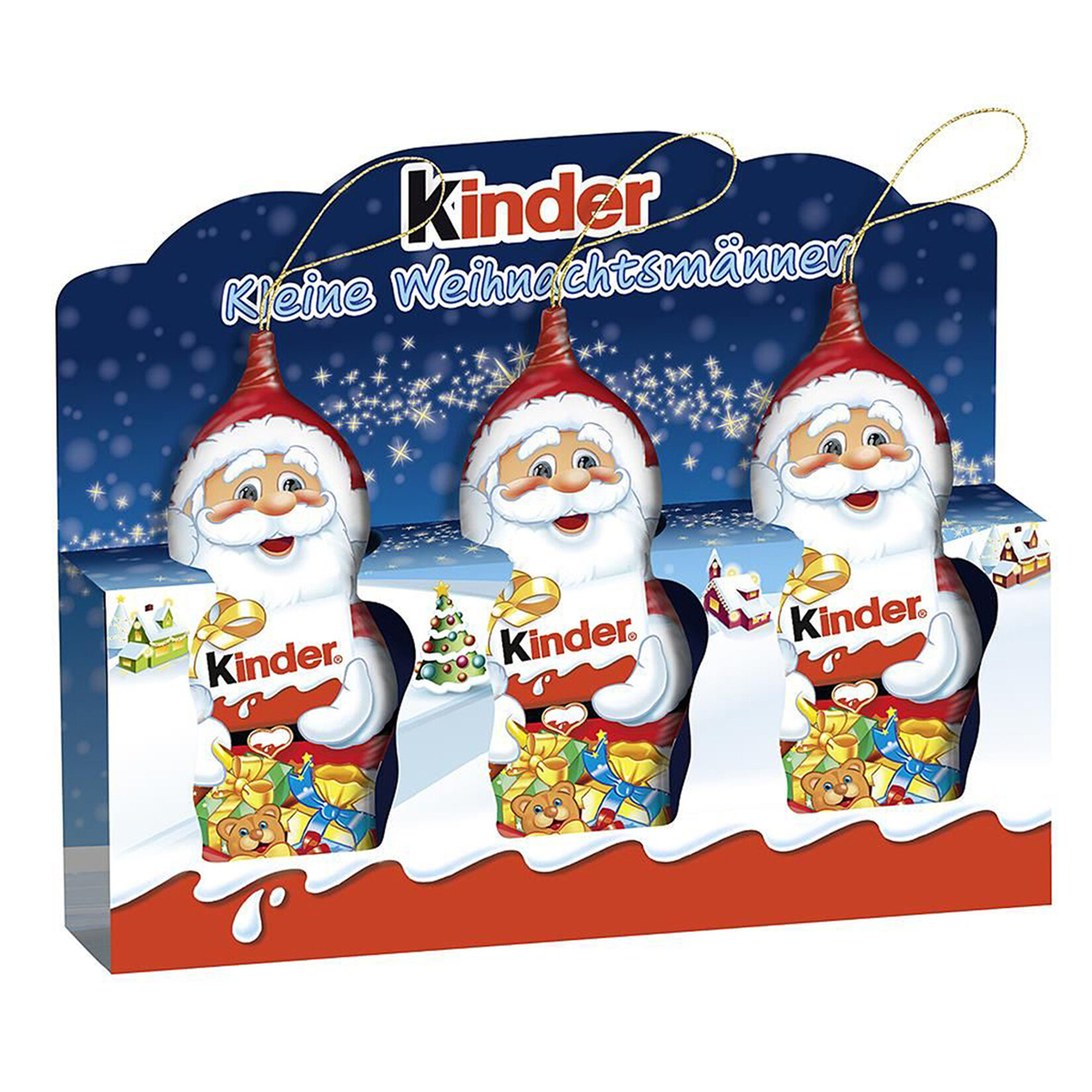 Kinder Minik Noel Baba Figürleri 3x15 G